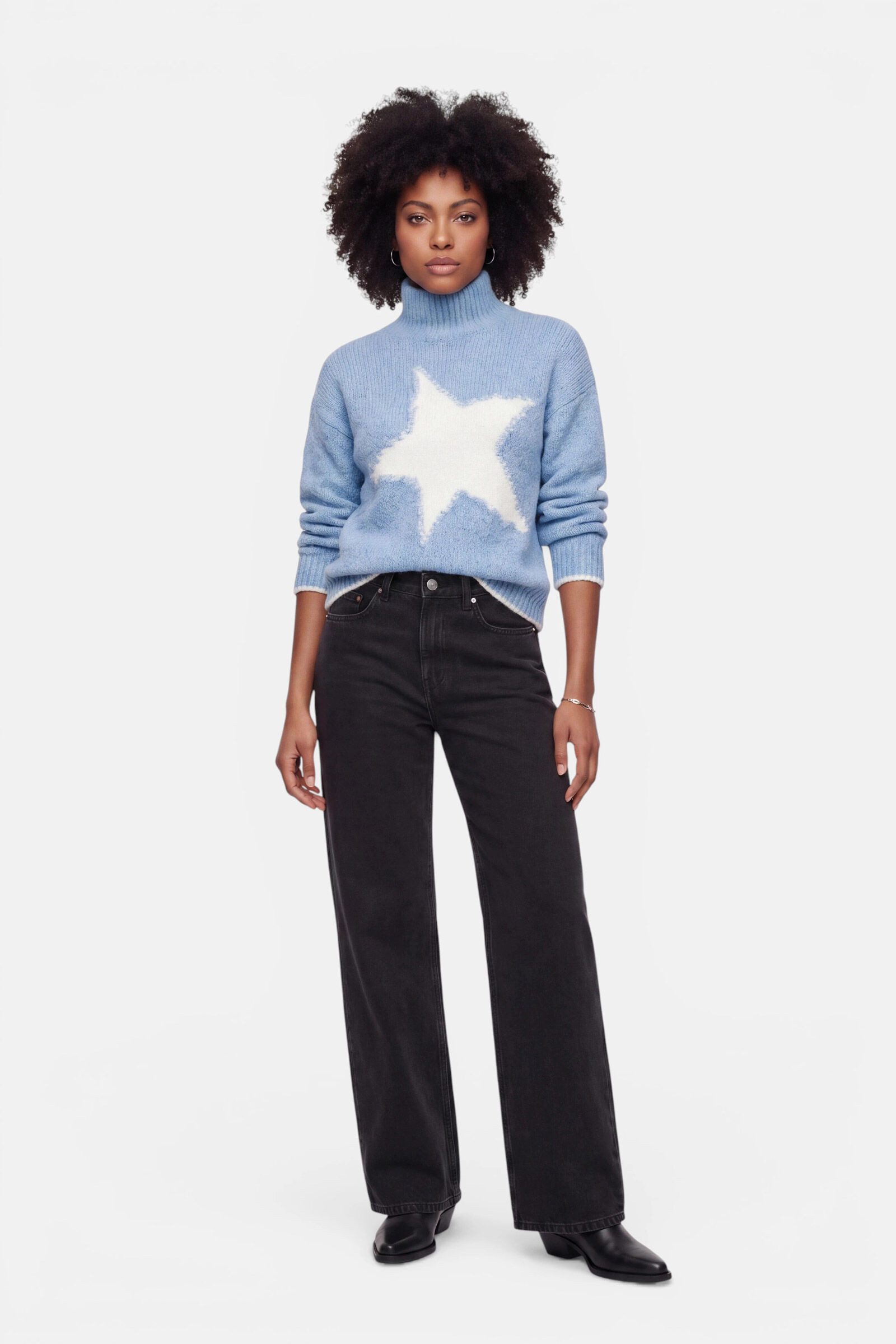Princess goes Hollywood Strickpullover Stern mit Stern-Intarsia