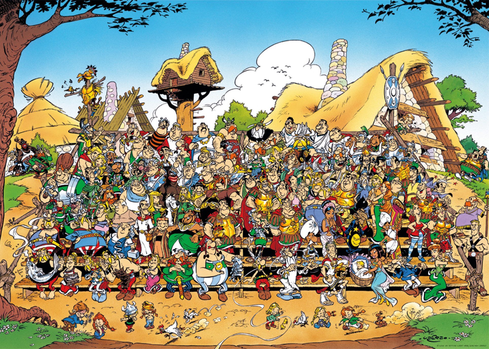 Ravensburger Puzzle Asterix, Familienfoto, 1000 Puzzleteile, Made in German günstig online kaufen