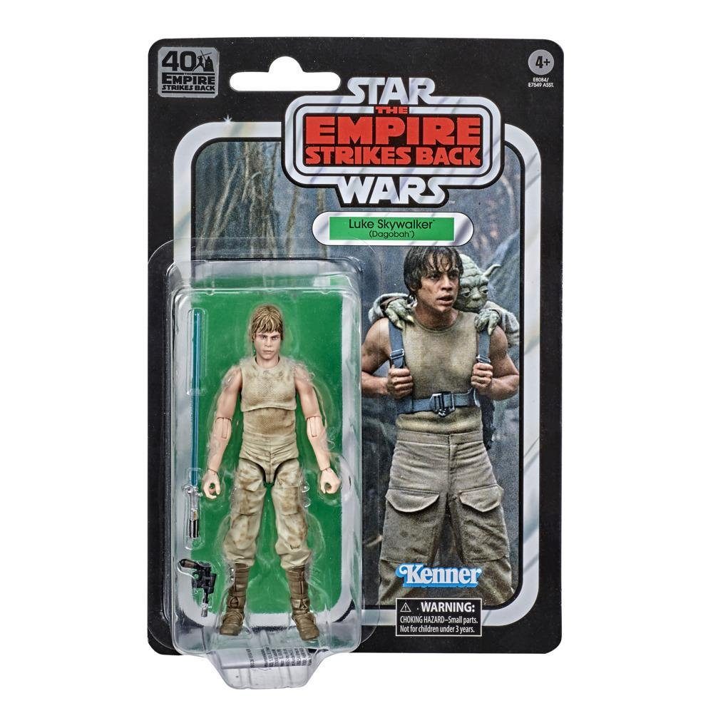 Wars: Black Hasbro back The strikes Luke The Actionfigur - - (Dagobah) Empire Skywalker Star Series