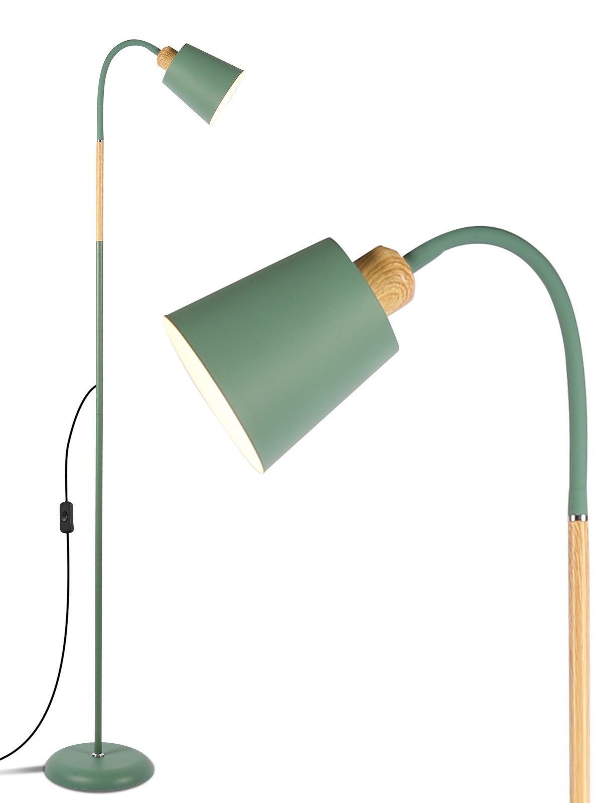 LED Stehlampe Retro LED Stehleuchte Leselampe Deckenfluter Bodenlampe E27