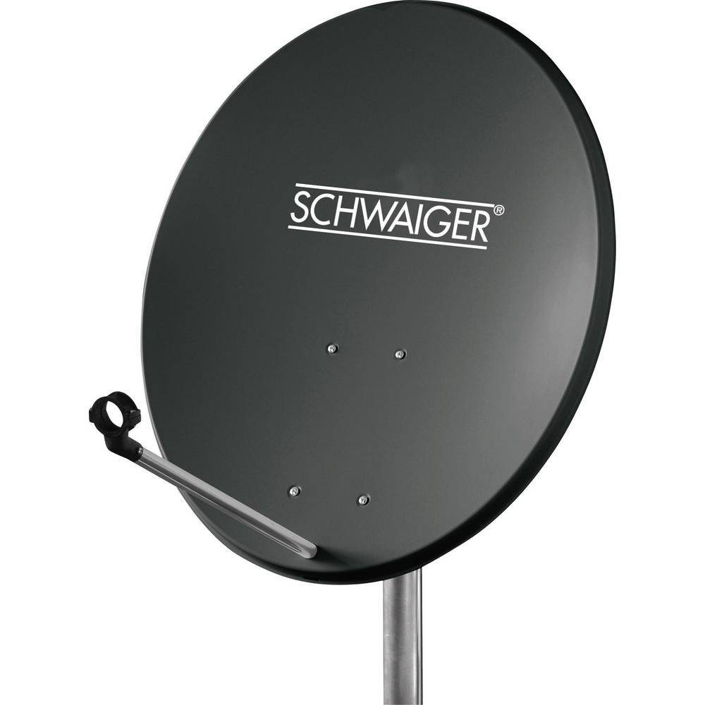 Schwaiger SAT-Außeneinheit (55 cm + Quad LNB) für bis zu 4 Teilnehmer SAT-Antenne