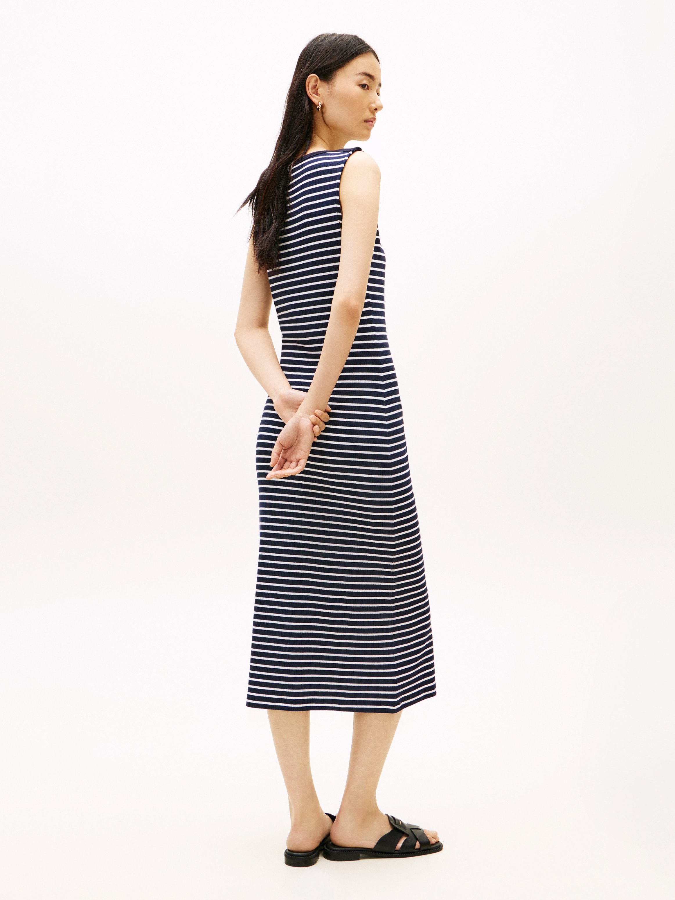 Tommy Hilfiger Jerseykleid 5X2 SLIM SLASH-NK DRS