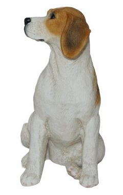Castagna Tierfigur Deko Figur Hund britischer Beagle H 11 cm Kollektion Castagna