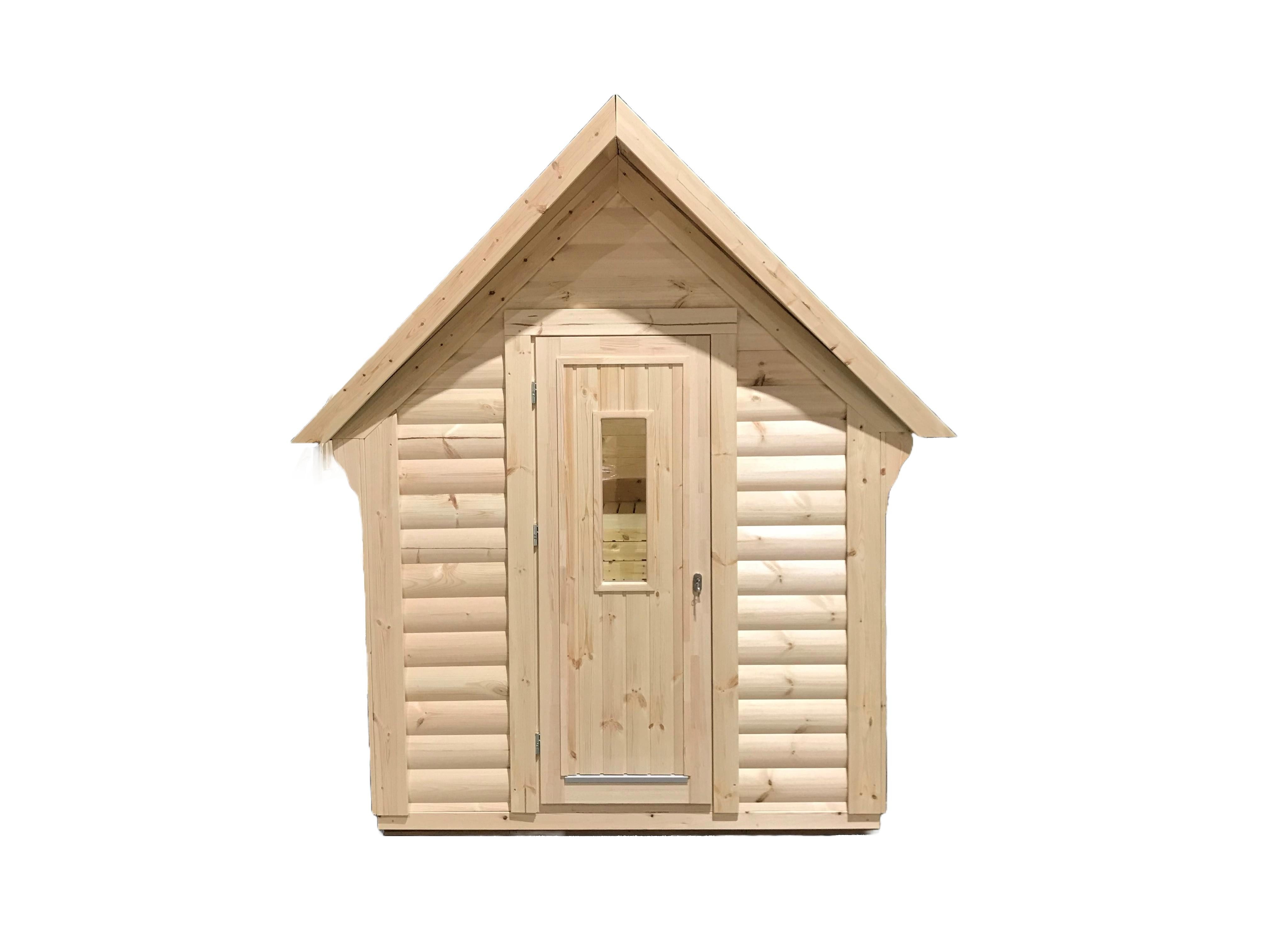Xlmoebel Saunahaus Gartenholzsauna für den Außenbereich Trockensauna 220x250x180, (Sauna SC4001) Hergestellt in Europa