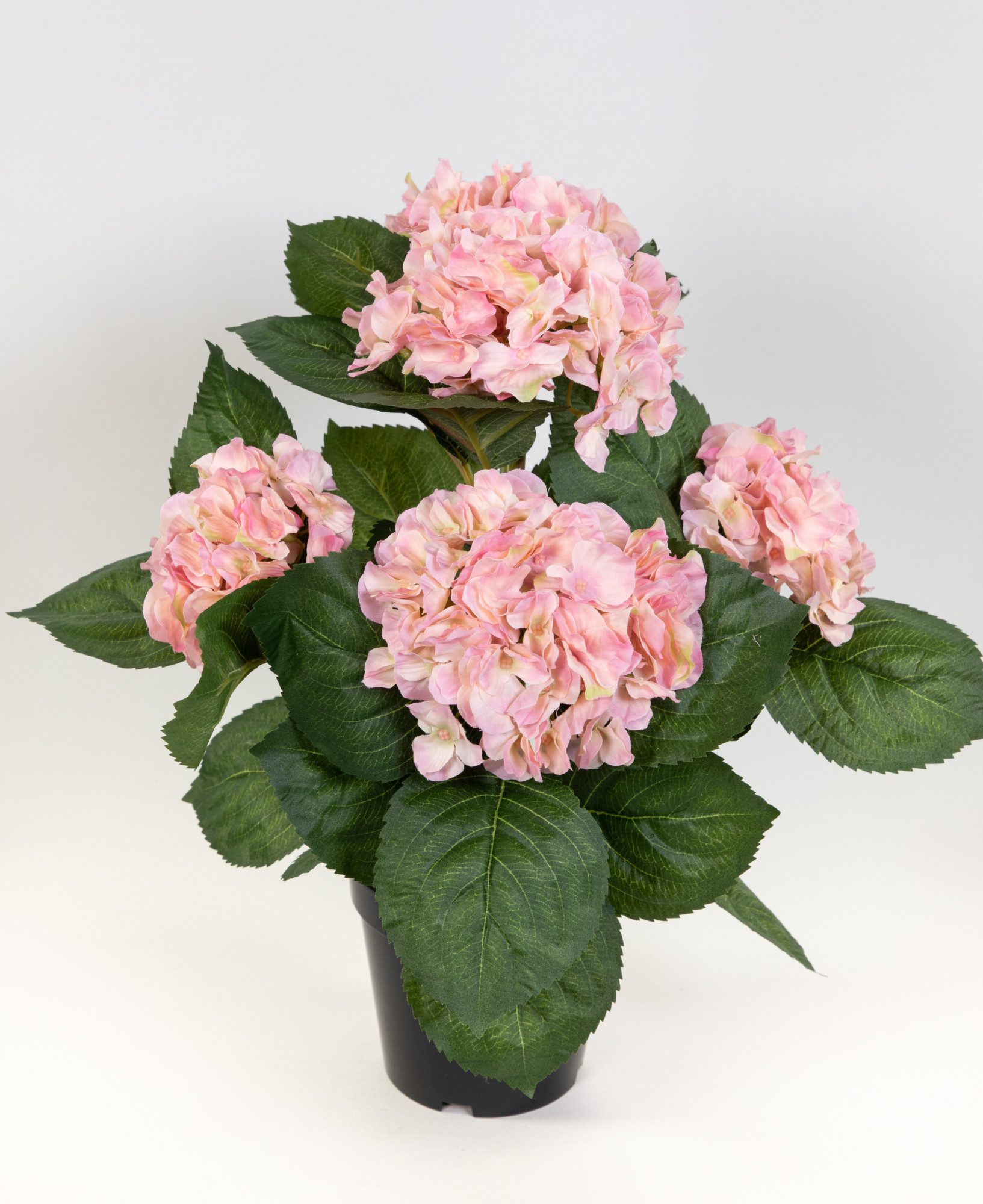 Kunstblume Hortensienbusch Deluxe 42cm im Topf günstig online kaufen