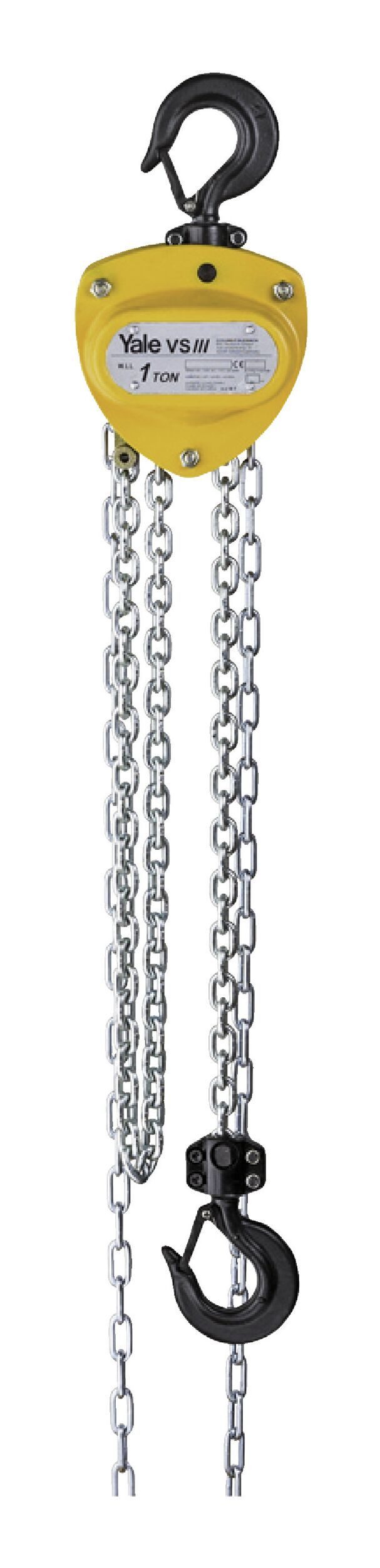 Yale Kettenflaschenzug, Stirnradflaschenzug 3m VS III, 1000-1