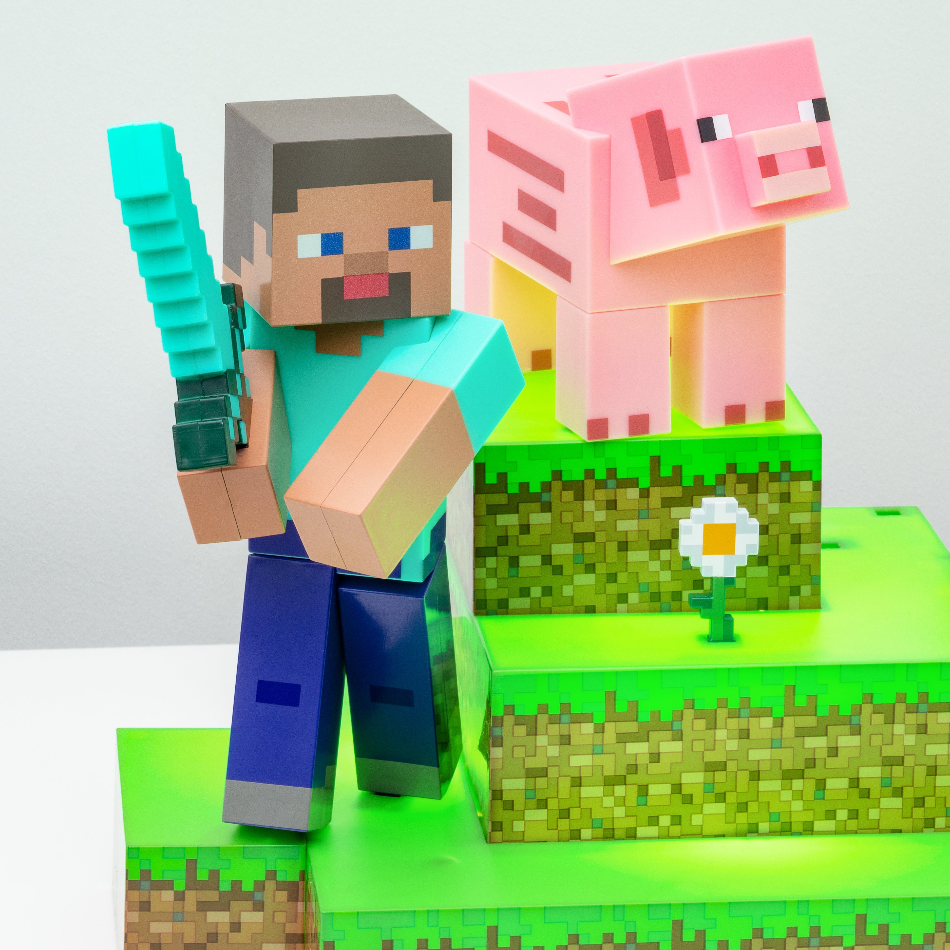 Paladone LED Dekolicht Steve Leuchte Minecraft Diorama