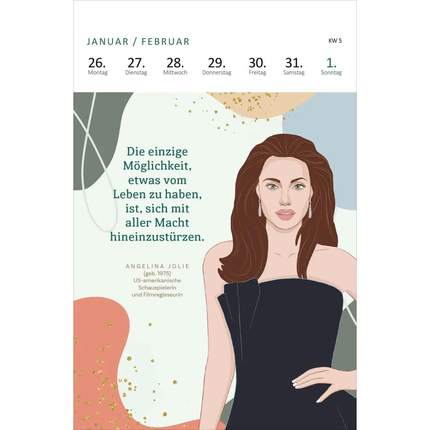 Ars Edition Tischkalender Wochenkalender Kluge Frauen, die die Welt und uns inspirieren 2026