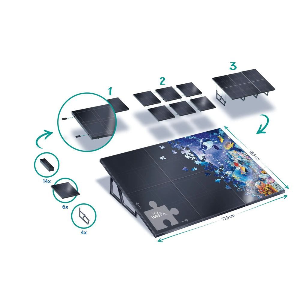 Ravensburger Puzzle Puzzle Staffelei. 1000 Teile, 1000 Puzzleteile