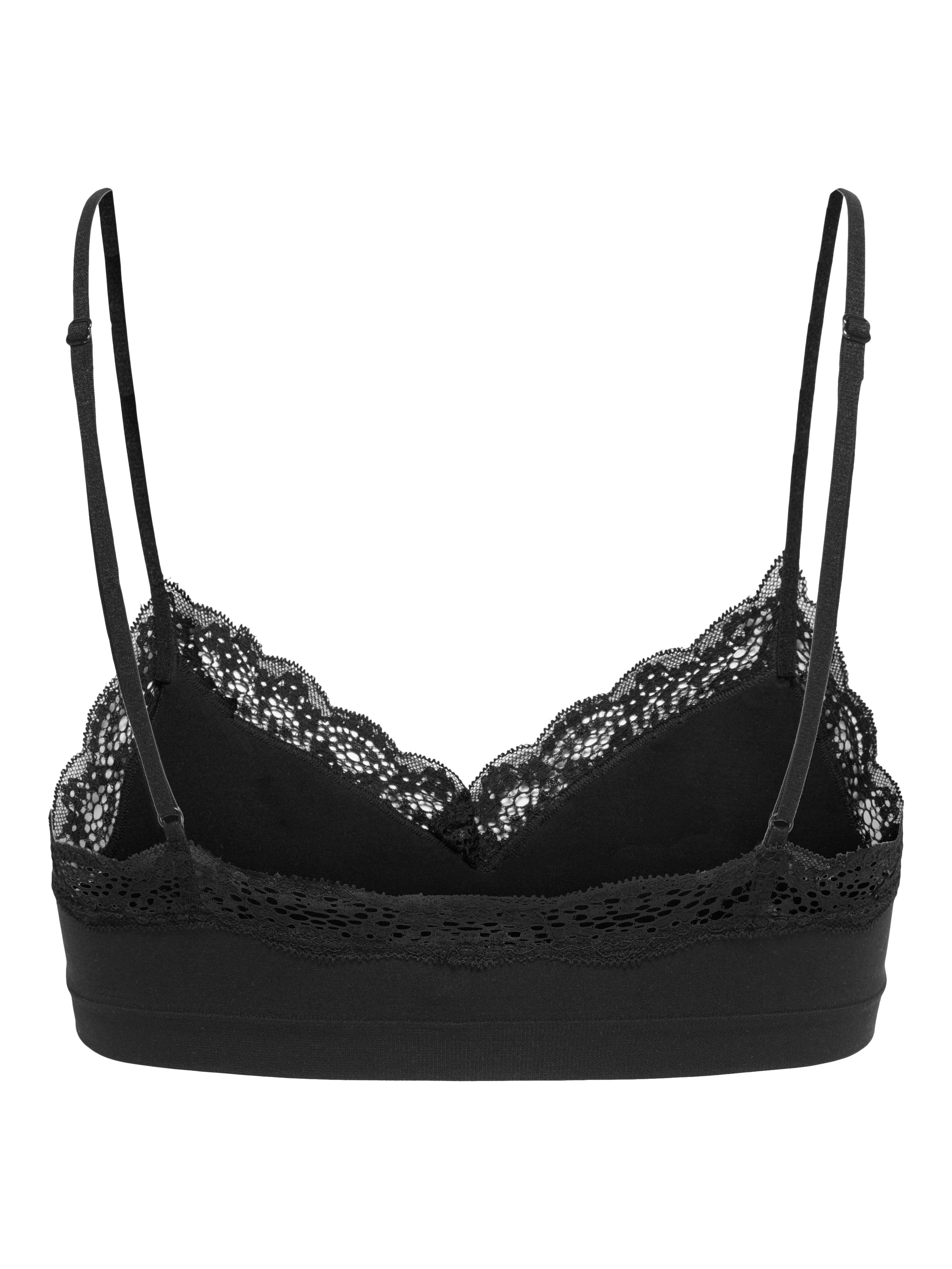 ONLY Bralette ONLVICKY LACE SCOOP NECK BRALETTE ACC Materialmix