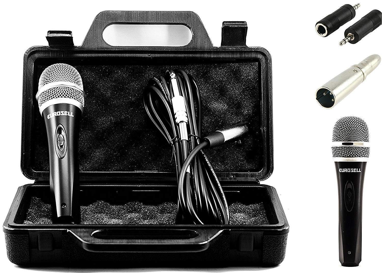 TronicXL Mikrofon Dynamisches Mikrofon dynamisch Hand Gesang Rap + Koffer XLR Klinke