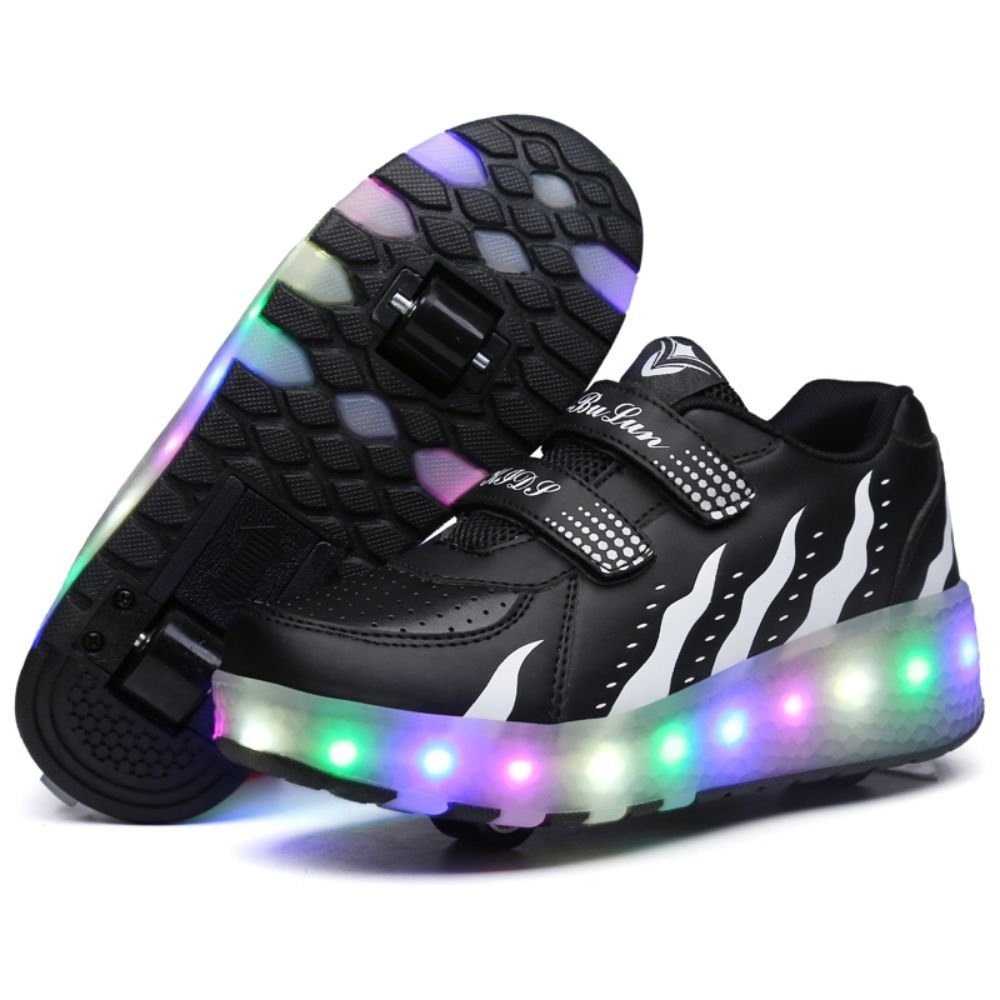 HUSK'SWARE Rollschuhe, (Rollschuhe, Wiederaufladbare LED-Rollschuhe für Kinder), Wiederaufladbare LED-Rollschuhe für Kinder