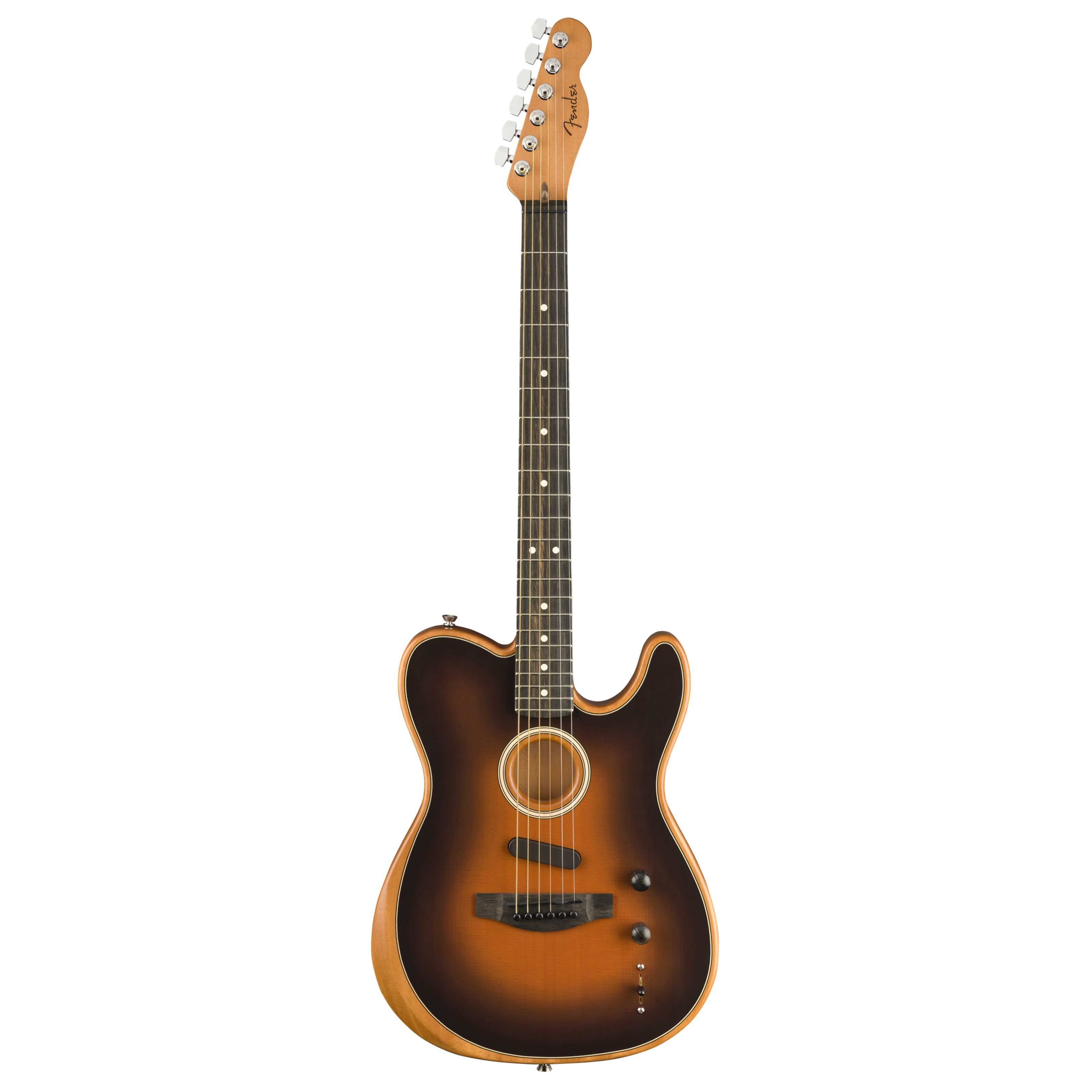 Fender Westerngitarre, American Acoustasonic Telecaster Sunburst - Westerngitarre