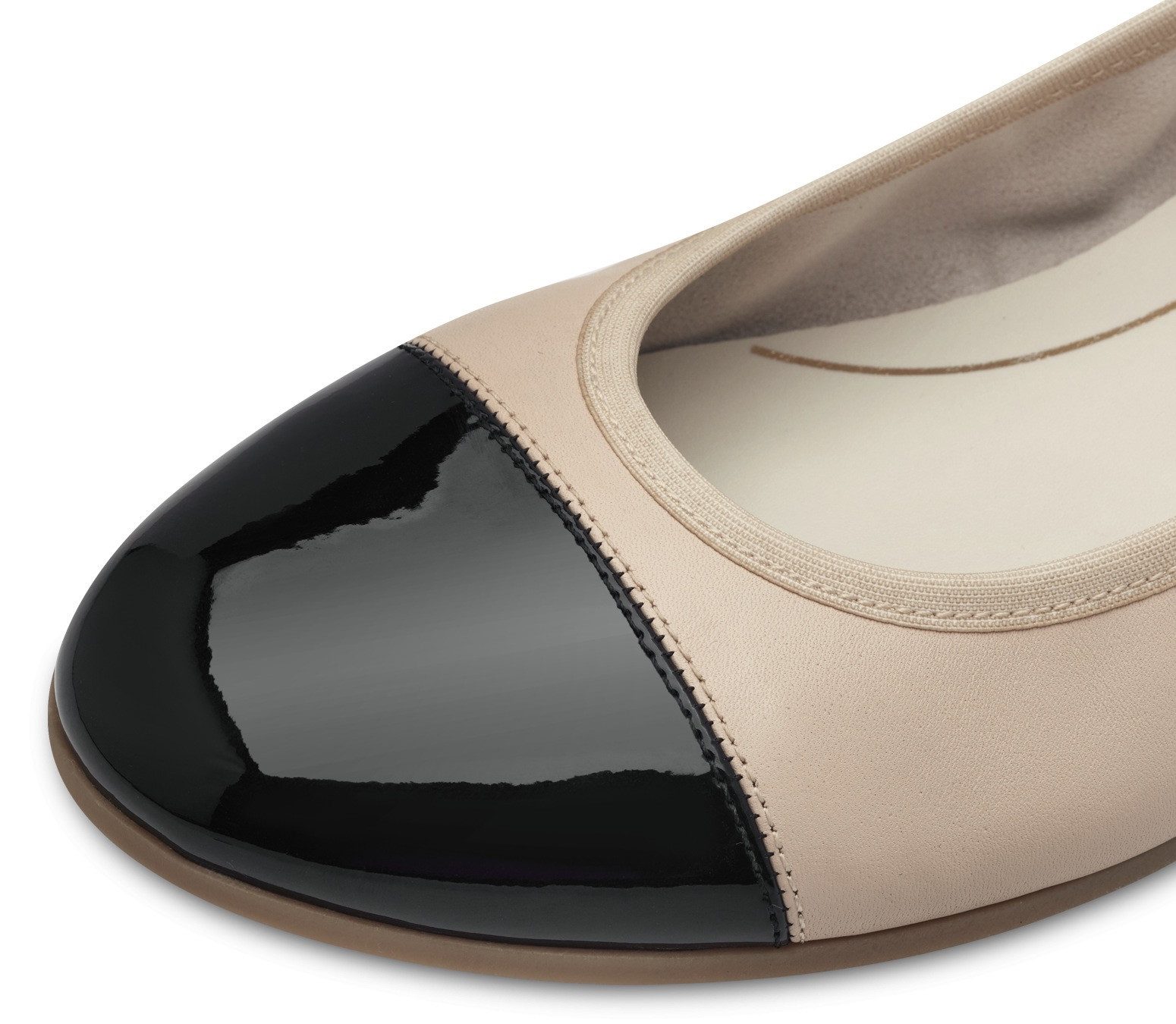 Tamaris Ballerina, Blockabsatz, Businessschuh, Schlupfschuh mit Elastikeinfass