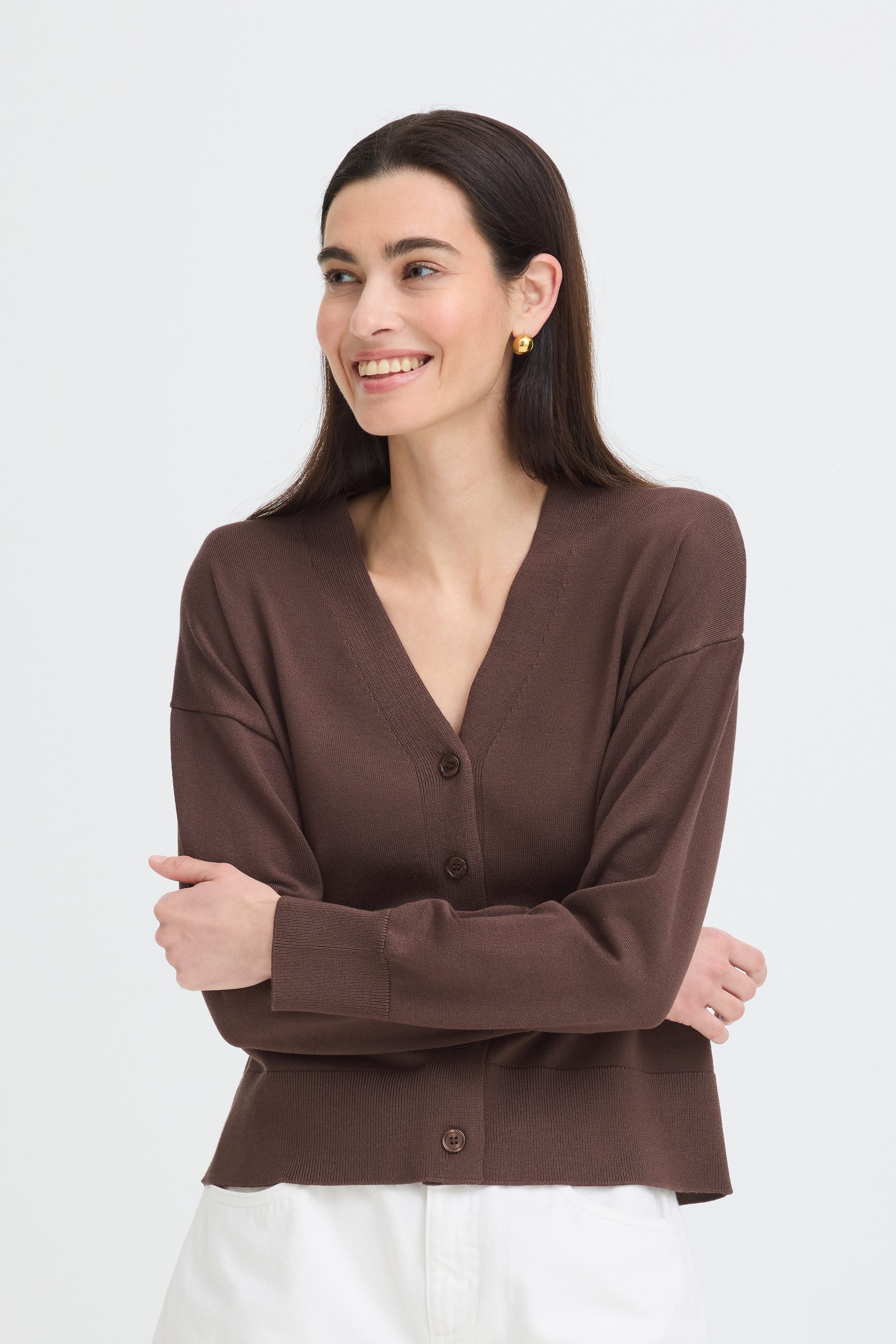 b.young Cardigan Langarm BYMMORLA