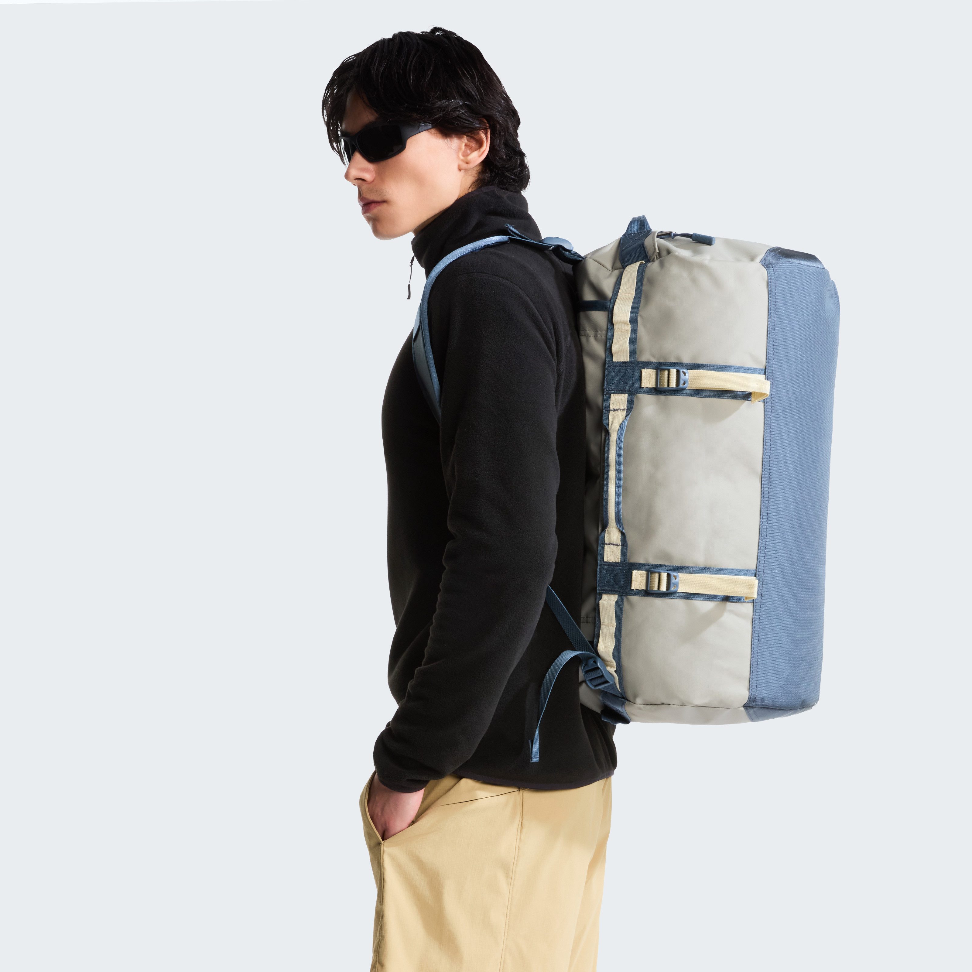 The North Face Sporttasche BASE CAMP DUFFEL - S, 50 Liter Volumen, mit Netzfach, wasserdicht