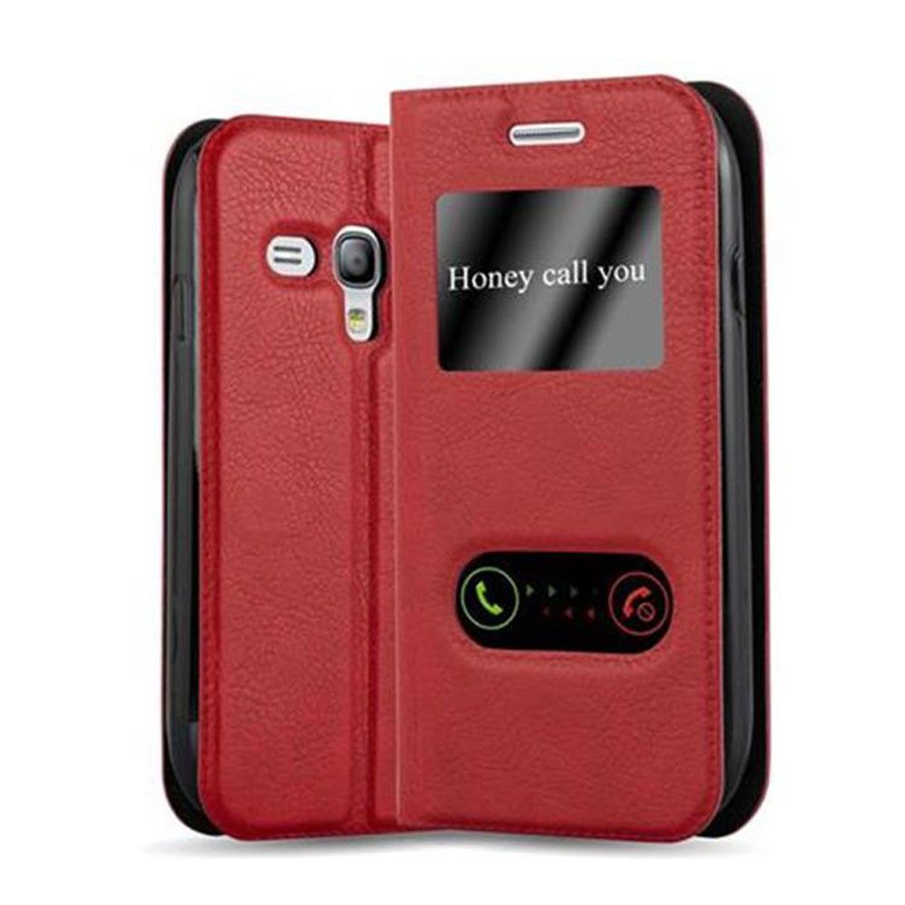 Cadorabo Handyhülle für Samsung Galaxy S3 MINI Hülle Samsung Galaxy S3 MINI, Klappbare Handy Schutzhülle - Hülle - mit Standfunktion und Kartenfach