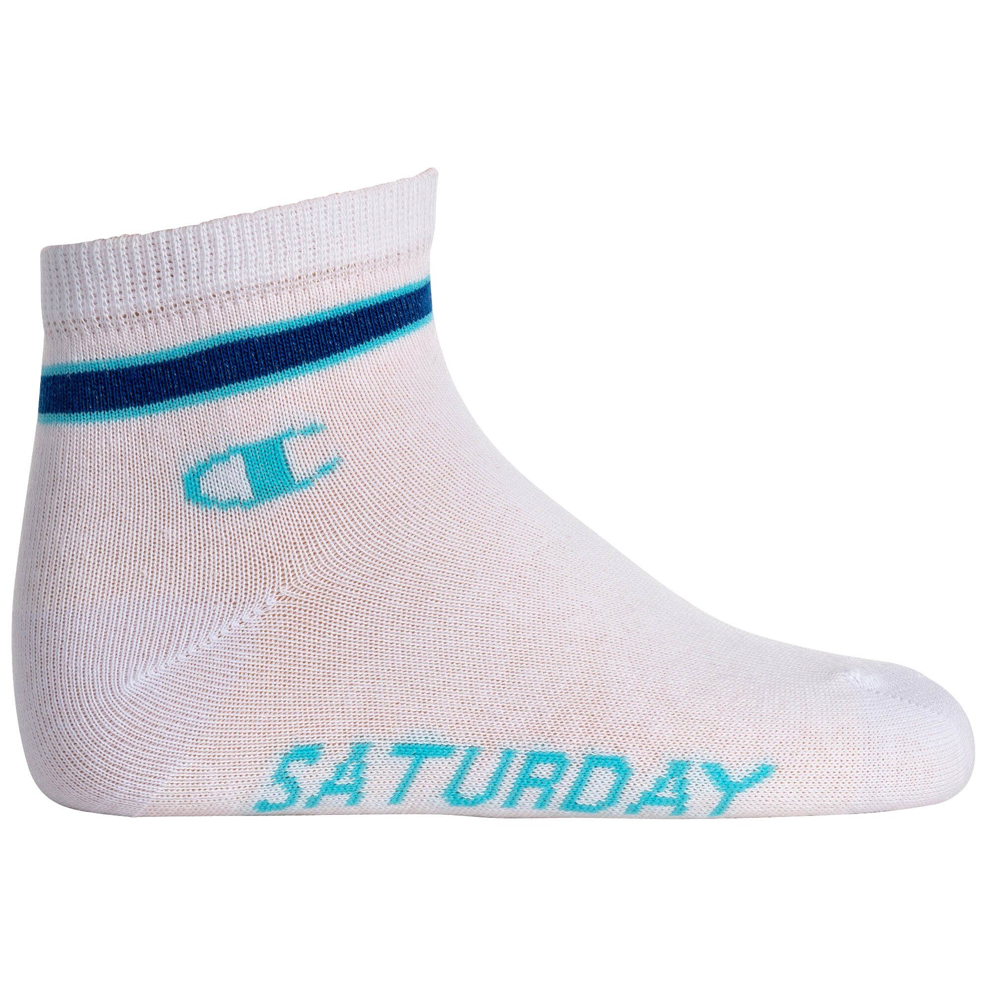 Kinder Unisex Champion 7 1 Quarter Mehrfarbig Socken Freizeitsocken - Paar Socken,