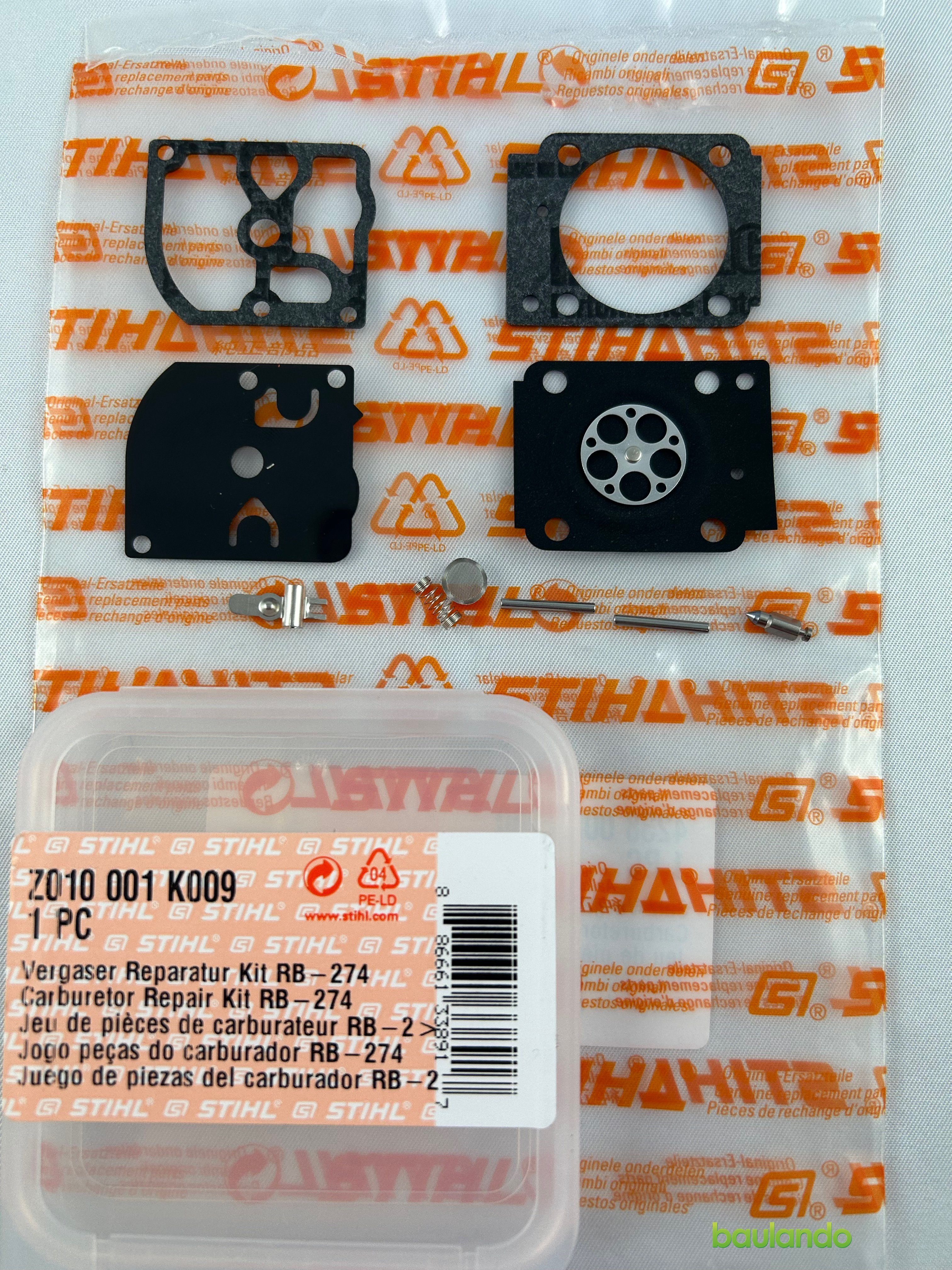 STIHL Ersatzfilter Vergaser Reparatursatz Membran RB-274 Z010001K009, Zubehör für STIHL Geräte wie beschrieben