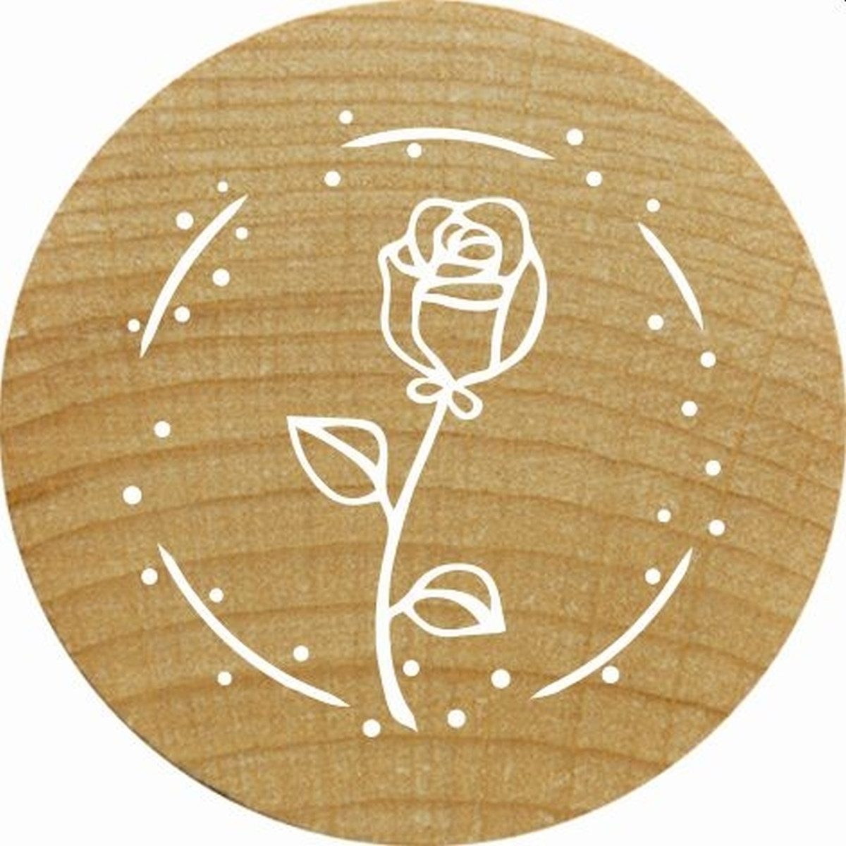 Rössler Stempel Stempel Woodies Rose