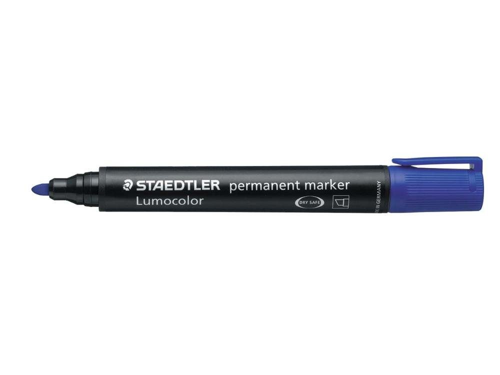 STAEDTLER Permanentmarker STAEDTLER Permanent-Marker 'Lumocolor blau 352'