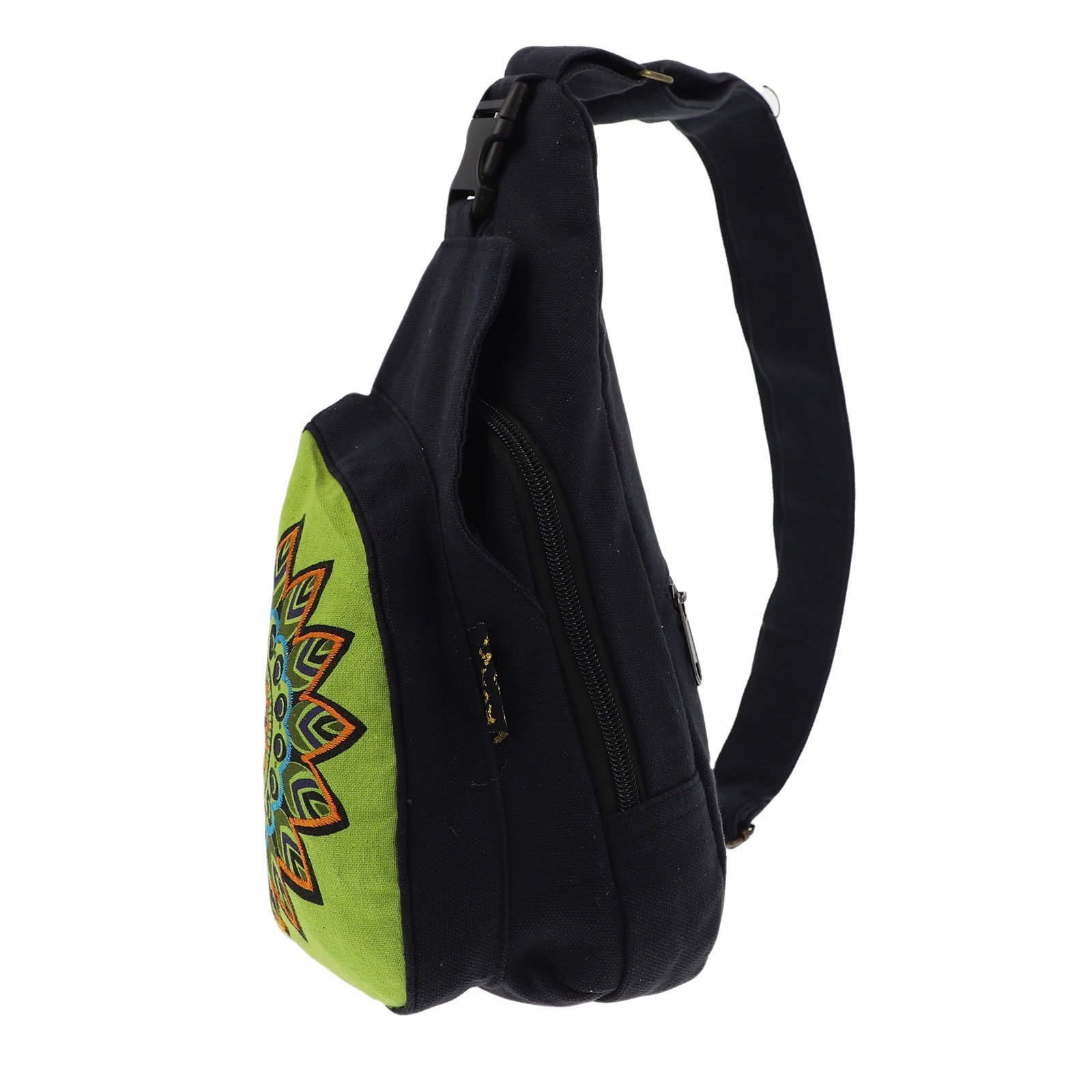 KUNST UND MAGIE Schultertasche Hippie Bodybag Schultertasche Slingbag Rucksack Brutsttasche Mandala S