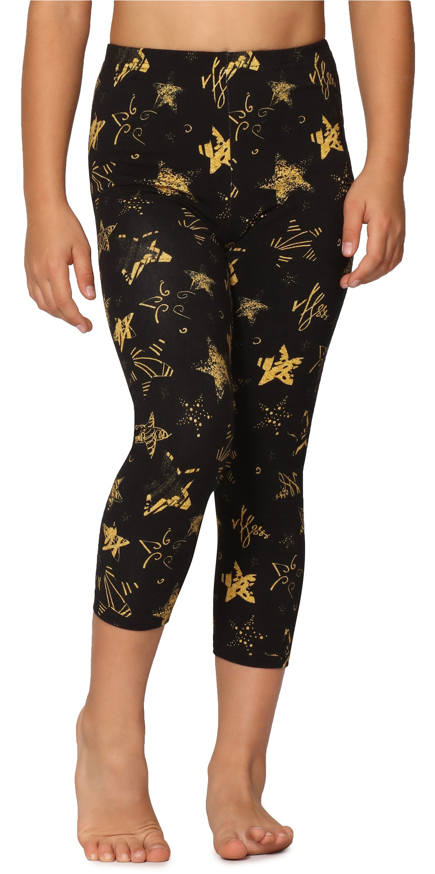 Merry Style Leggings Mädchen 3/4 Capri Leggings MS10-405 (1-tlg) elastischer Bund