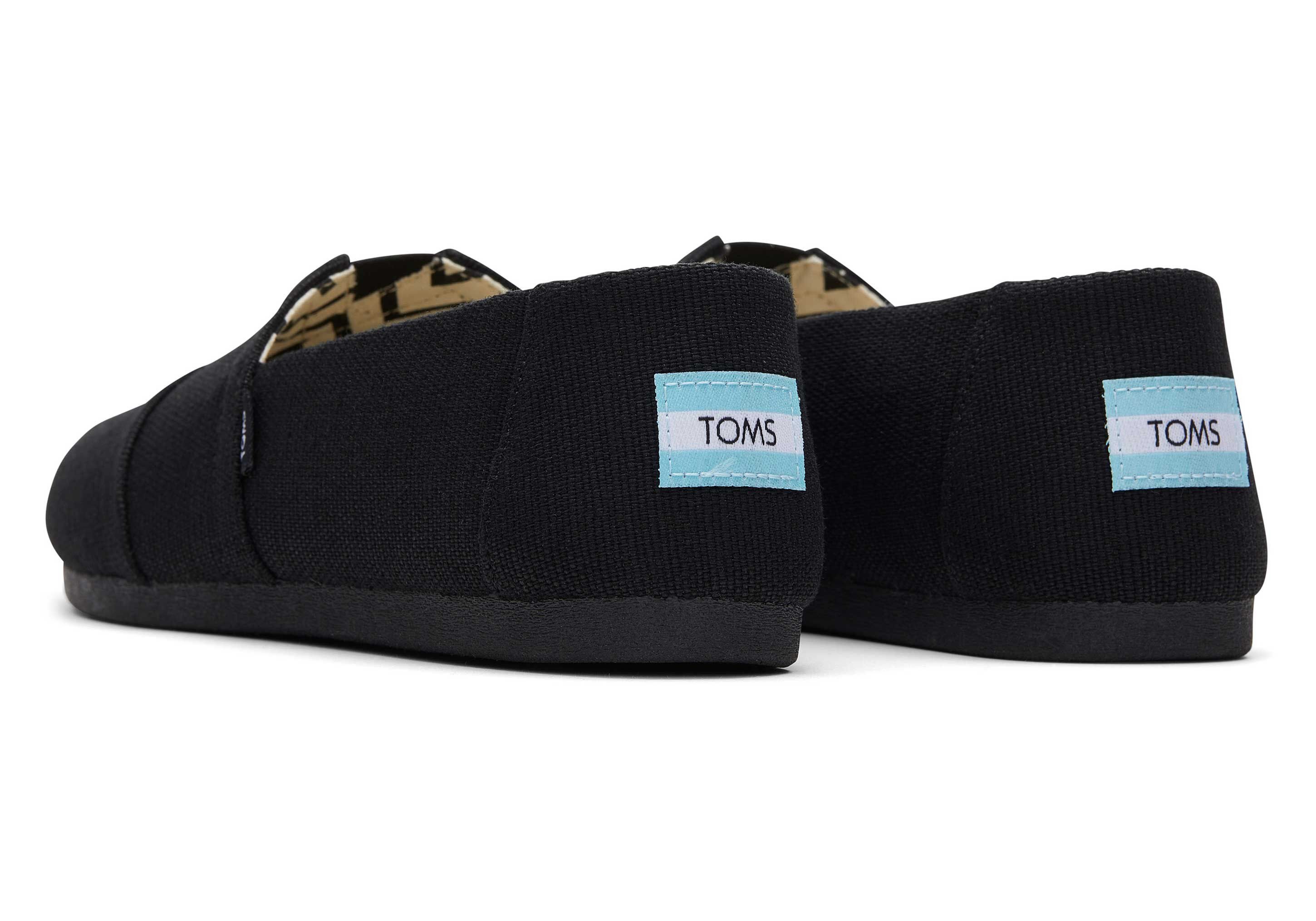 TOMS Alpargata aus Heritage-Canvas Schwarz Hausschuh