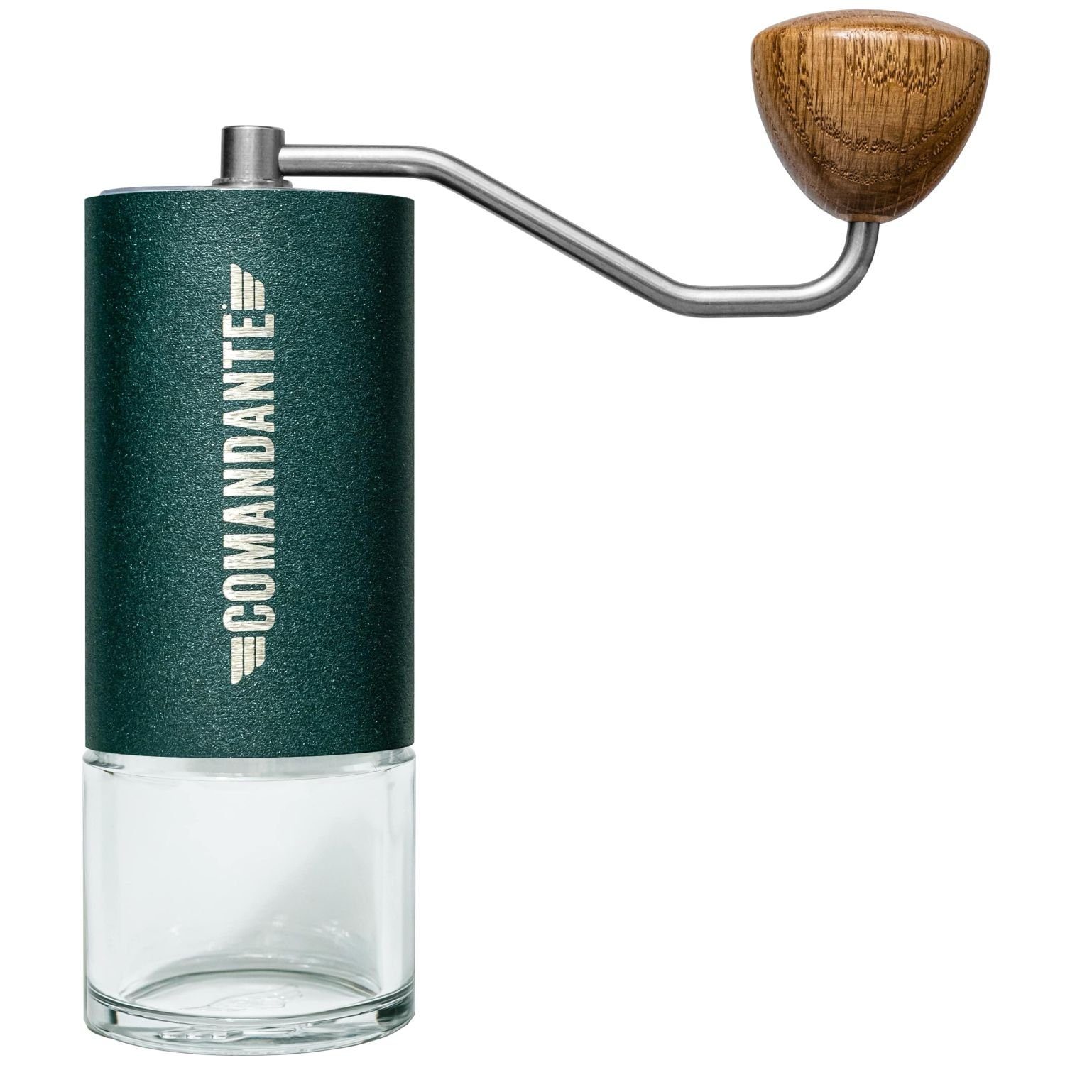 Comandante Kaffeemühle C40 MK4 Nitro Blade Racing Green, Kegelmahlwerk