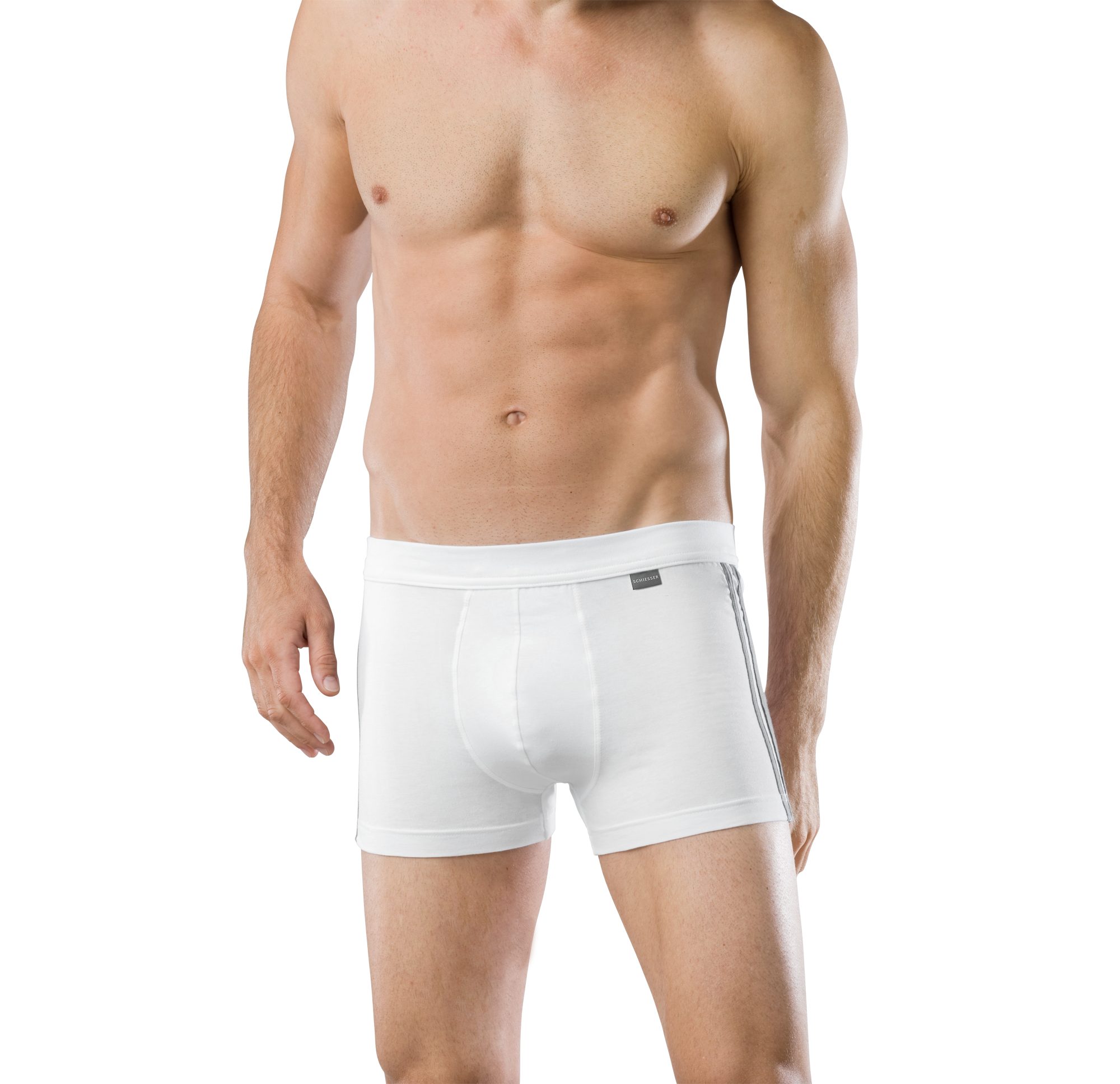 weichen Schiesser Stretch Herren Pack Boxershorts Shorts angenehm Unterhosen Pants, mit 2er Cotton (Set, 2-St., strapazierfähig Softbund Set) und formstabil, komfortabel,