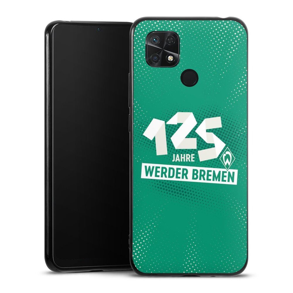 DeinDesign Handyhülle 125 Jahre Werder Bremen Offizielles Lizenzprodukt, Xiaomi Redmi 10C Silikon Hülle Bumper Case Handy Schutzhülle