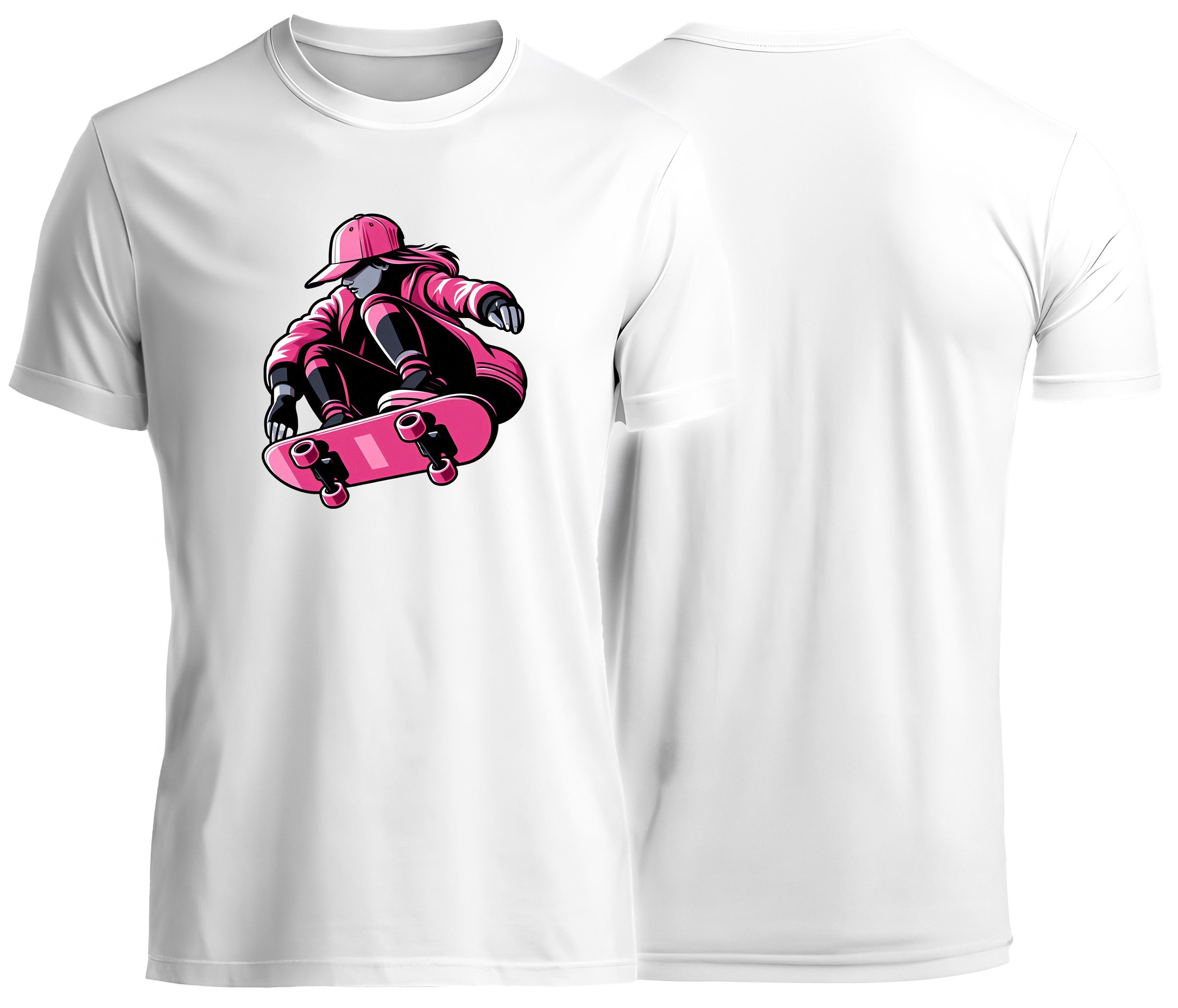 T-Shirt Skater print shirt
