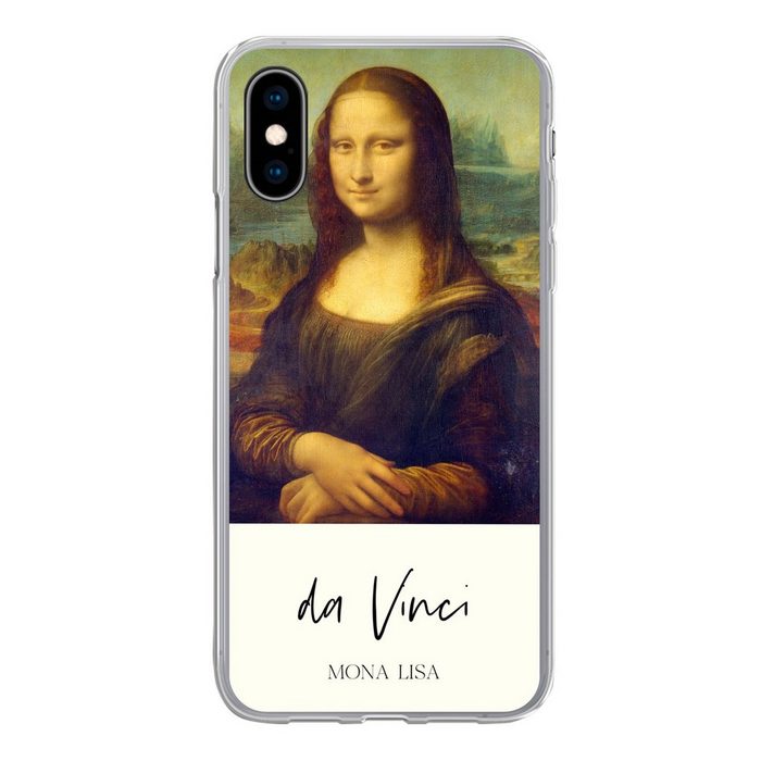 MuchoWow Handyhülle Mona Lisa - Leonardo da Vinci - Alte Meister Handyhülle Apple iPhone X/10 Smartphone-Bumper Print Handy