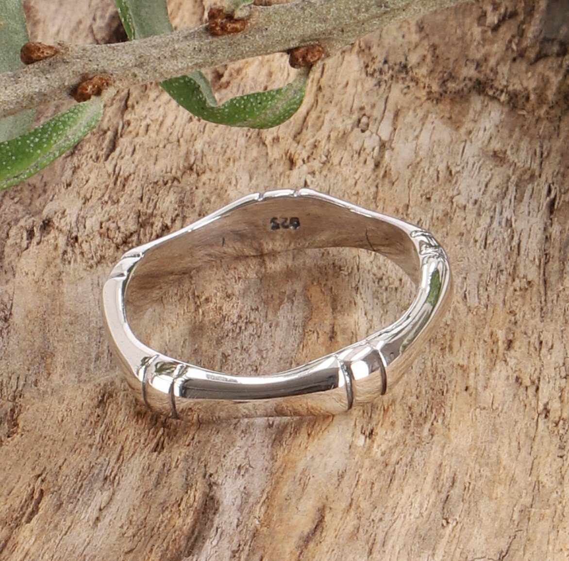 Boho Silberring Modell Ring 35 65 Ethno Style mm) Silberring, - Guru-Shop (20,8
