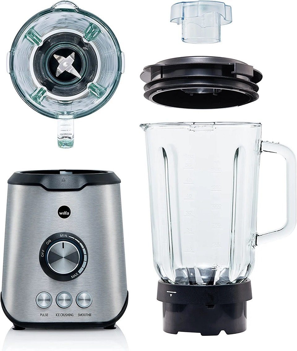 wilfa Smoothie-Maker SMOOTH BL-1000S, 1000 W, Eiszerkleinerungsprogramm