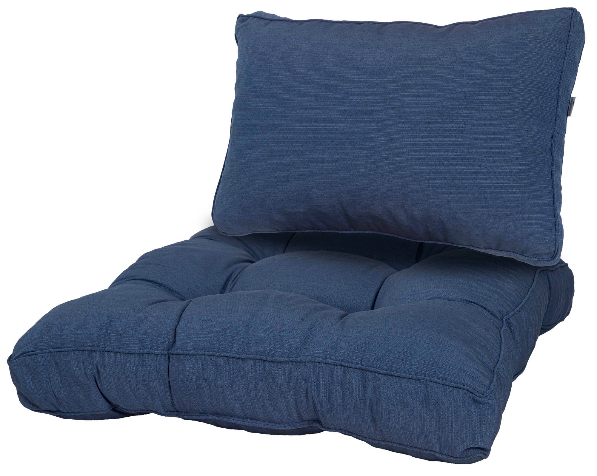 Sun Garden Polsterauflage Universal Loungekissen Set 50318-101 blau 46x70cm + 70x70cm Sun Garden, (1 St)