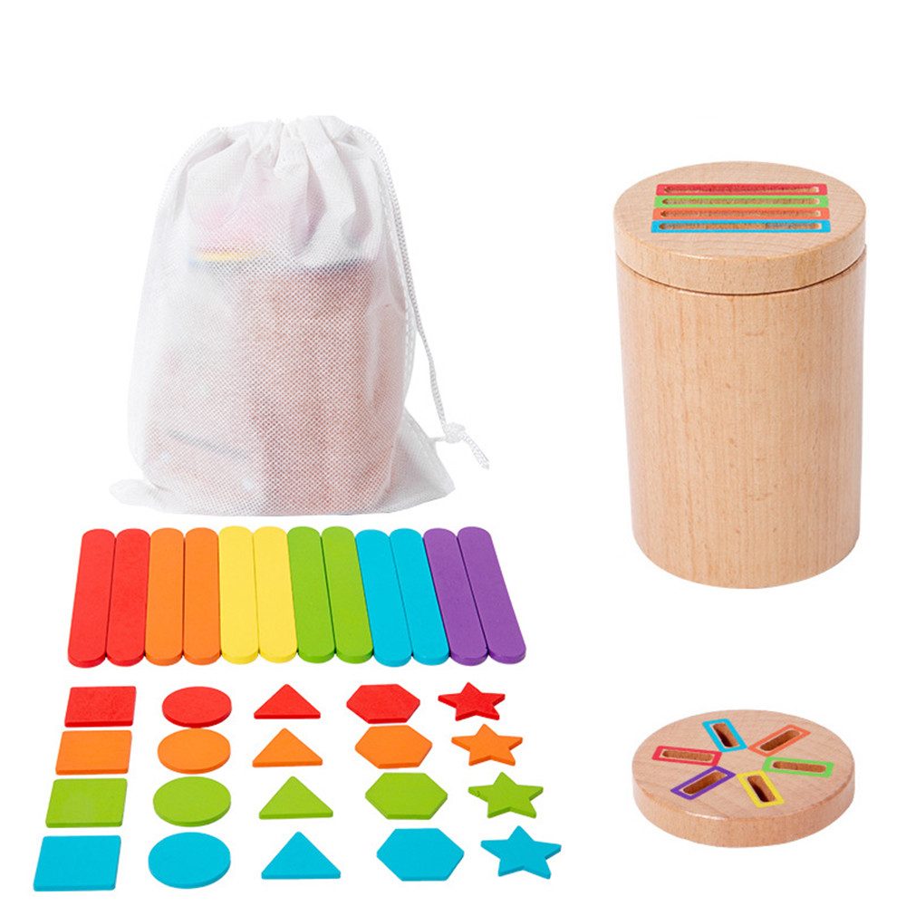 CLTYQ Lernspielzeug Montessori Spielzeug ab1Jahr, Baby Spielzeug,Farbe Sort günstig online kaufen