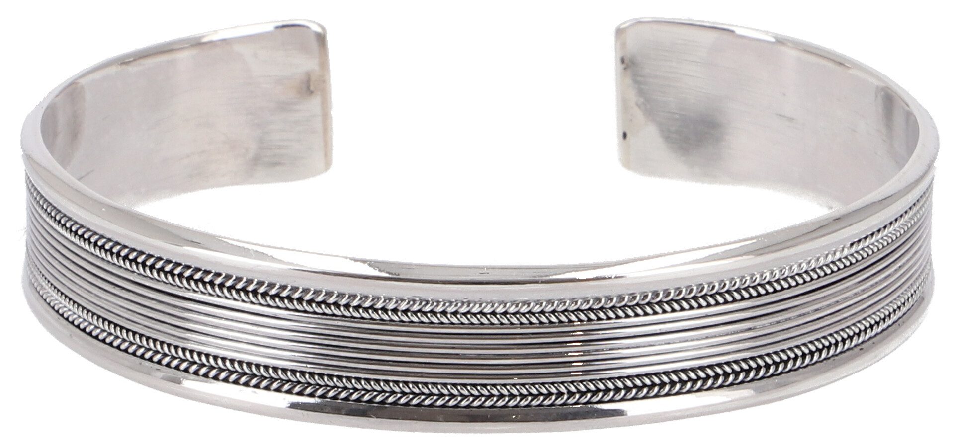 Armreif Massive breite Armspange, Silber Armreifen,..