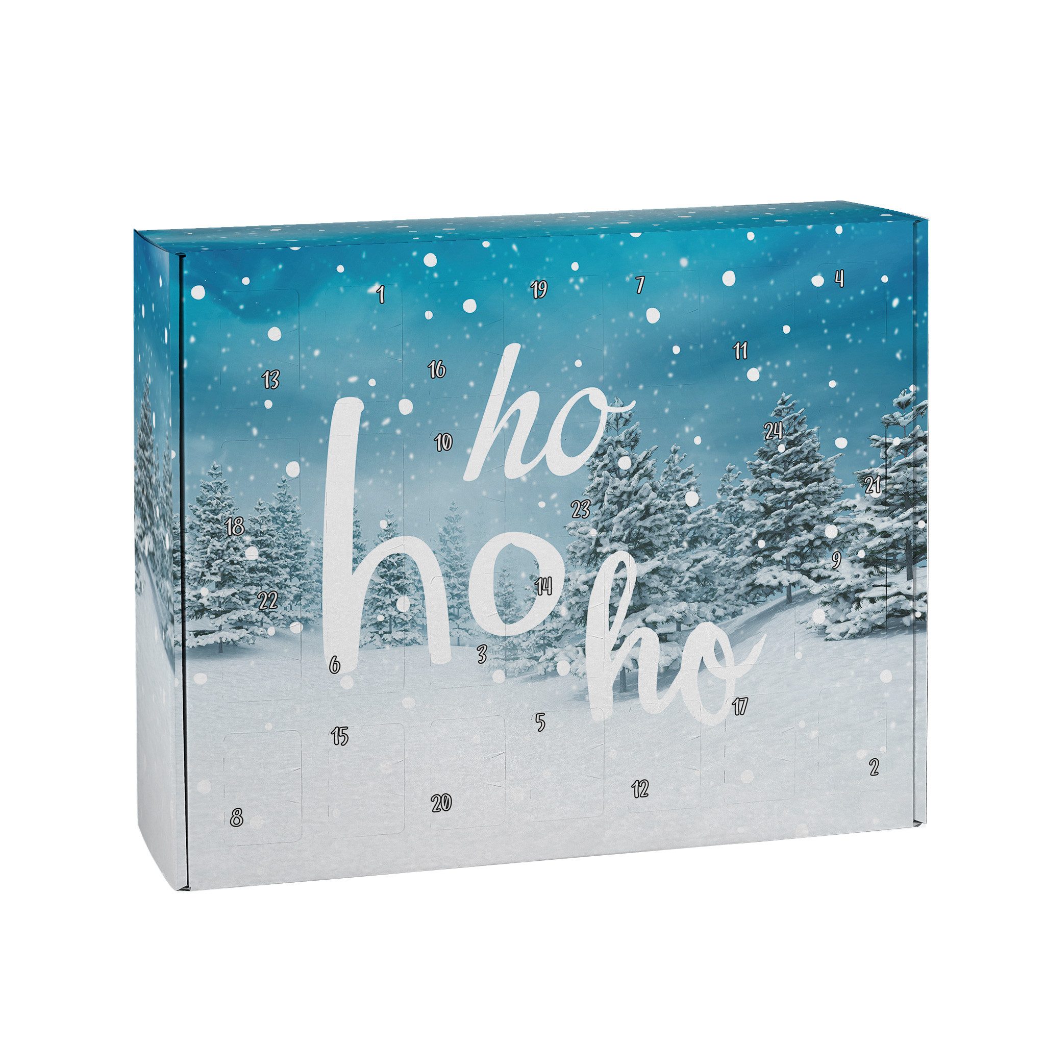 Herz & Heim befüllbarer Adventskalender mit festlichen Motiven zu Weihnachten - DIY Adventskalender, zum selbst Befüllen