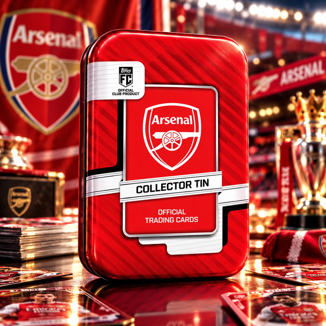 Topps Sammelkarte 2026-27 Topps Arsenal London Collector Tin