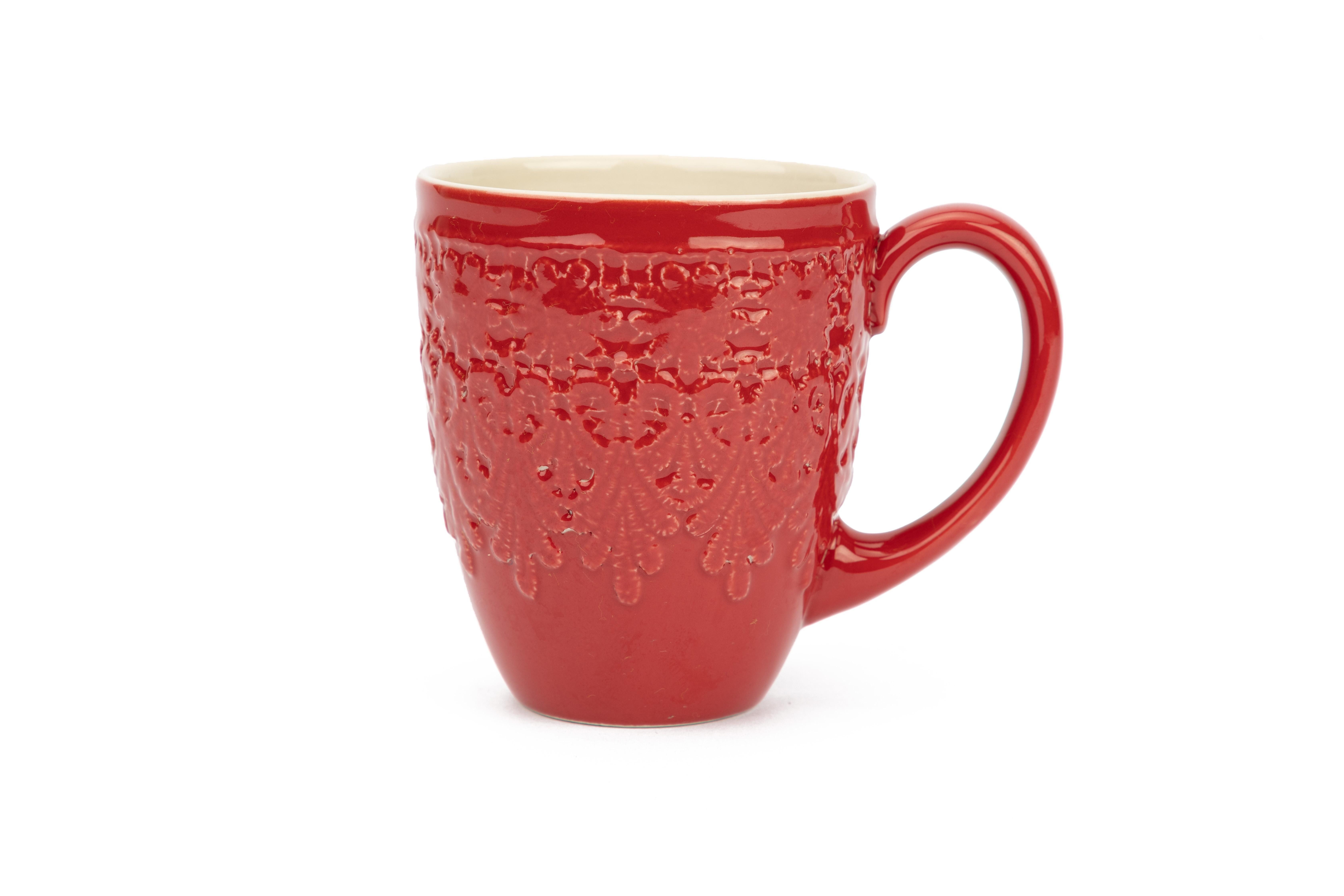 El Puente Becher Kaffeebecher "Bloom", Handmade, Keramik, Fair Trade