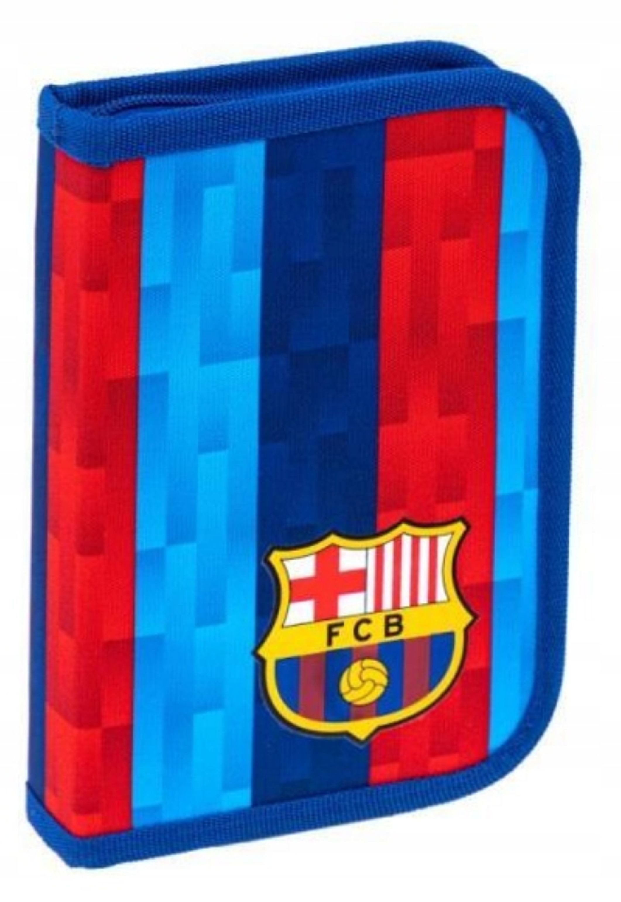 ASTRA Federmäppchen FC Barcelona Federmäppchen leer 1 Fach Schulmäppchen Kinder Blau, (1-tlg)