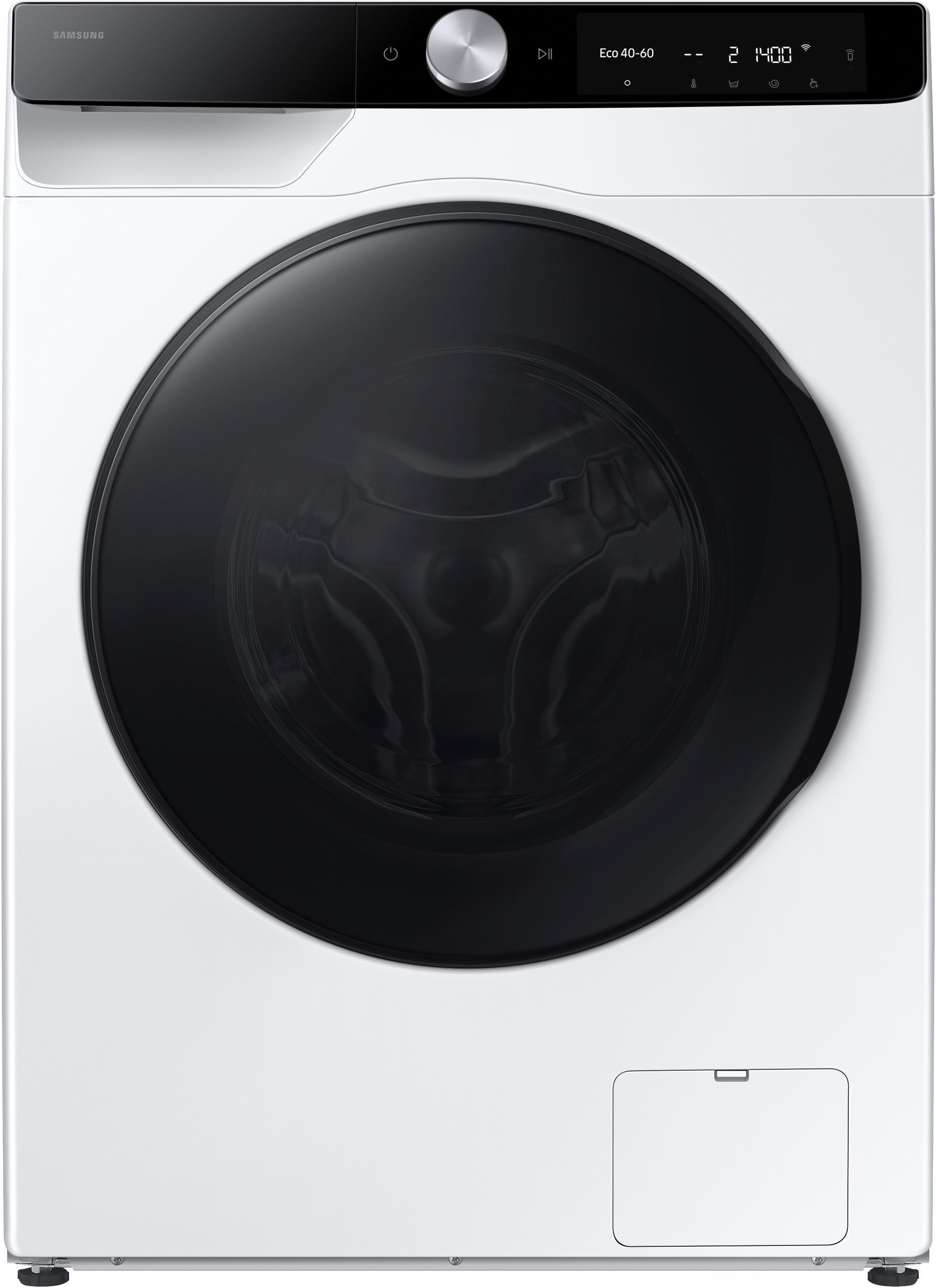 Samsung Waschtrockner WD6100D SLIM WD90DG6G94BK, 9 kg, 5 kg, 1400 U/min, SLIM Platzsparer ‑ Große Wäsche auf kleinem Raum