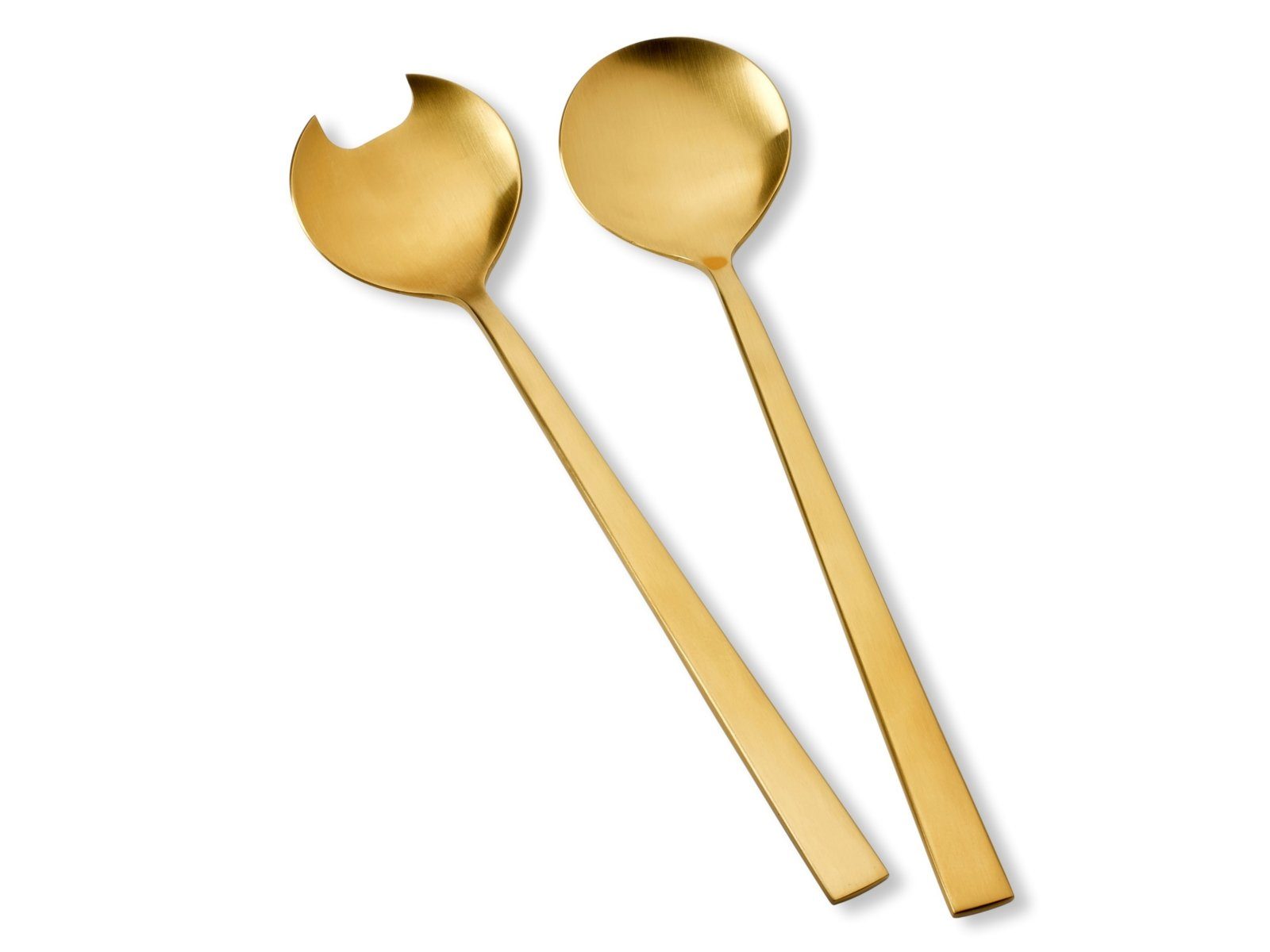 Bitz Besteck-Set Salatbesteck 2tlg. brass satin finish, Edelstahl, seidenglanz gebürstet