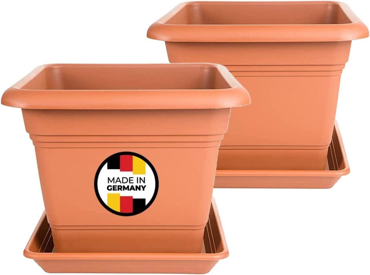 Centi Pflanzkübel Blumentopf Gross XXL, Pflanzkübel Groß Außen mit