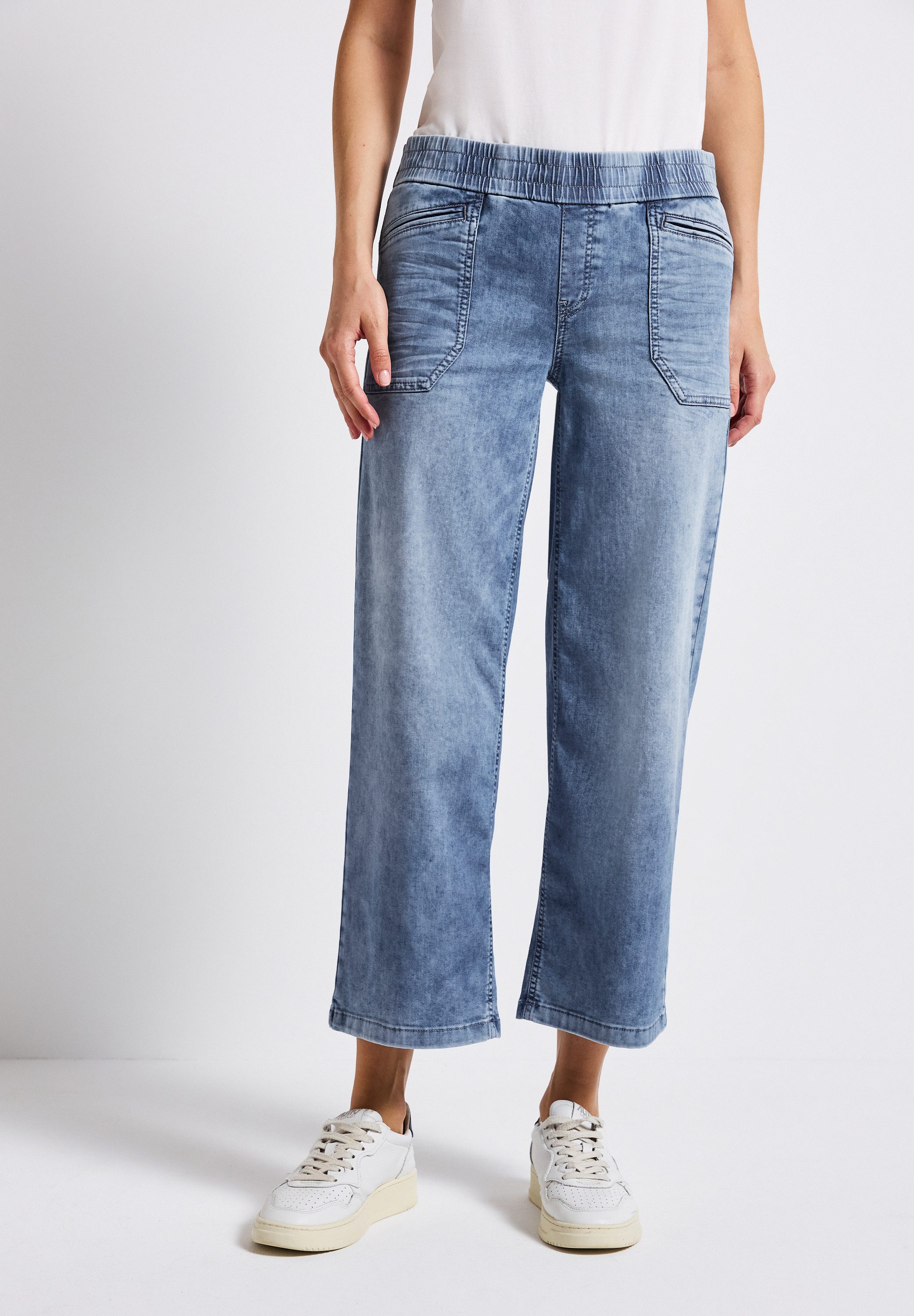 STREET ONE Loose-fit-Jeans Middle Waist