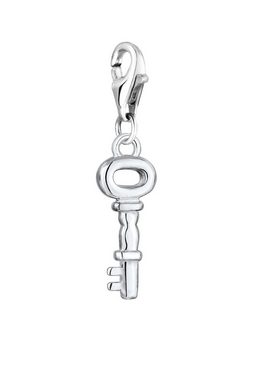 Nenalina Charm-Einhänger Anhänger Schlüssel Zum Herzen Symbol 925 Silber