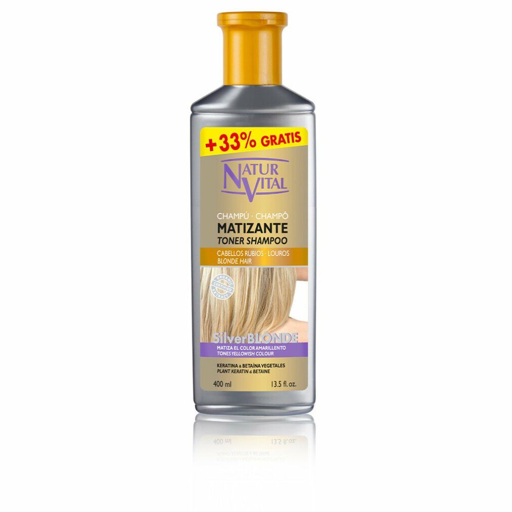 Natur Vital Haarshampoo CHAMPÚ MATIZANTE silver blonde 400 ml | Haarshampoos