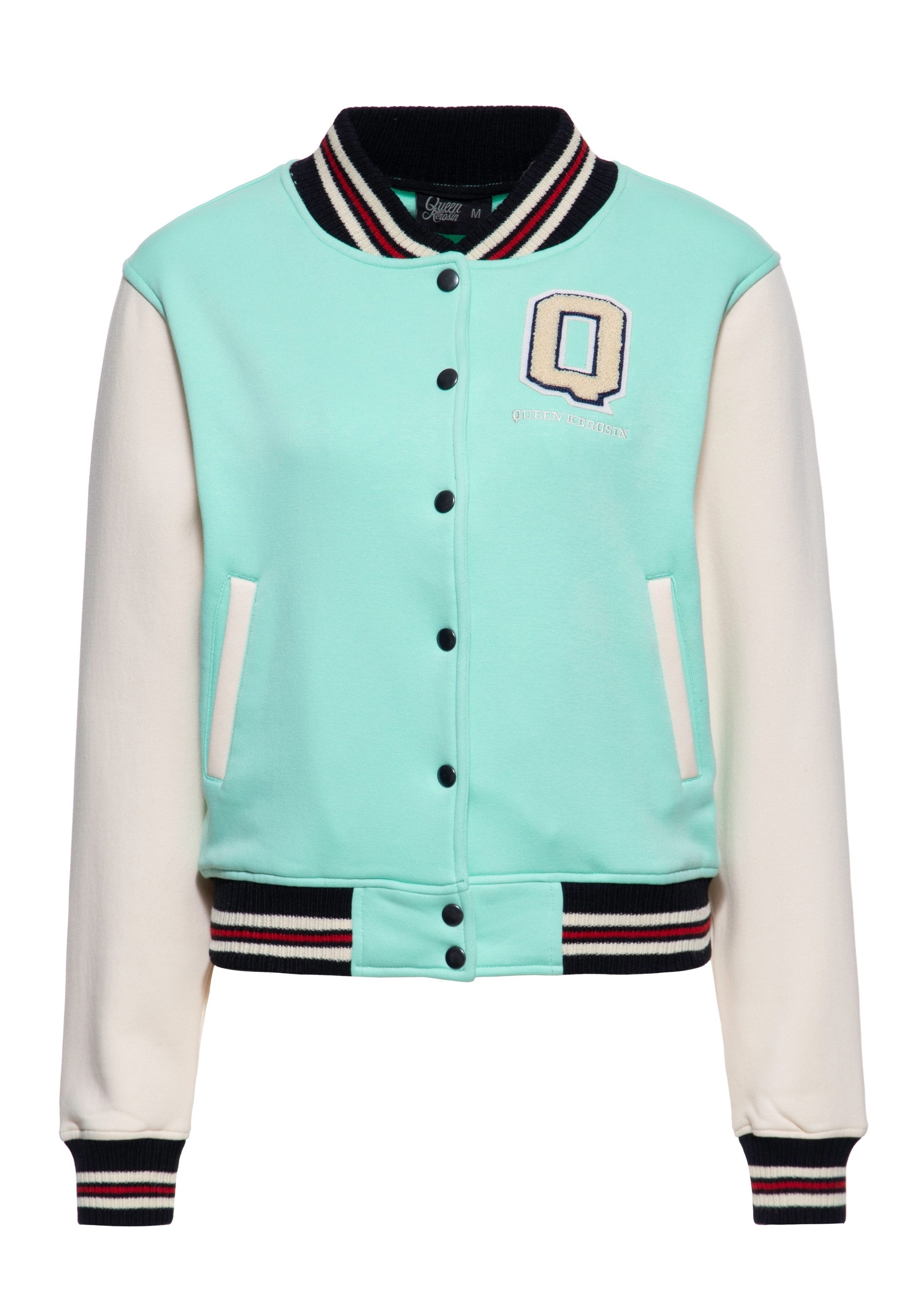 QueenKerosin Collegejacke Vintage Love (1-St) mit günstig online kaufen