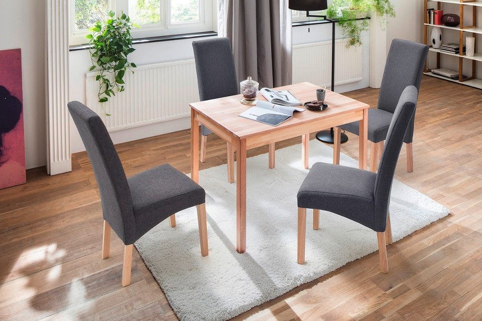 MCA furniture Esstisch Esszimmertisch Alfons, 110X70, Wildeiche massiv (no-Set)
